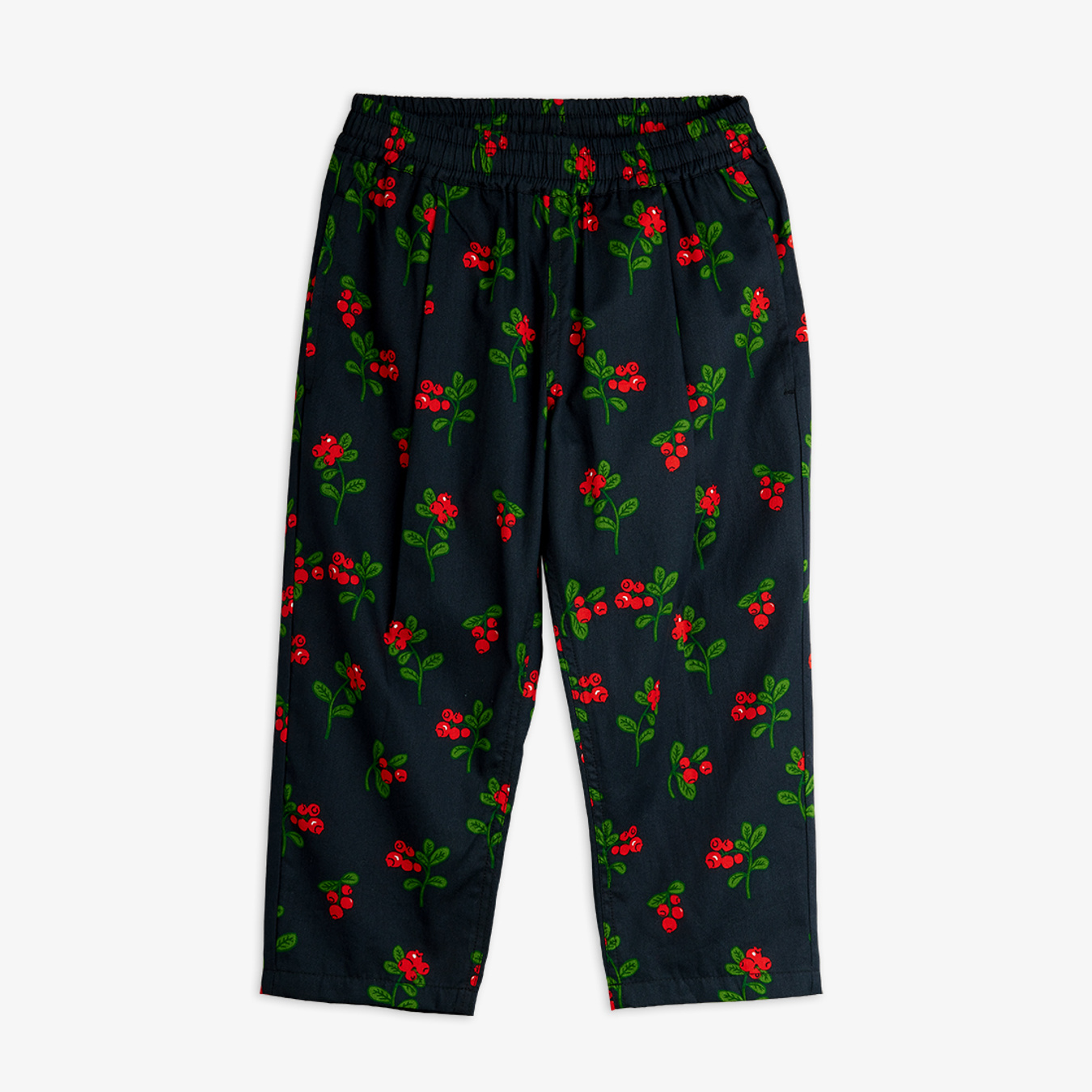 Lingonberries woven trousers