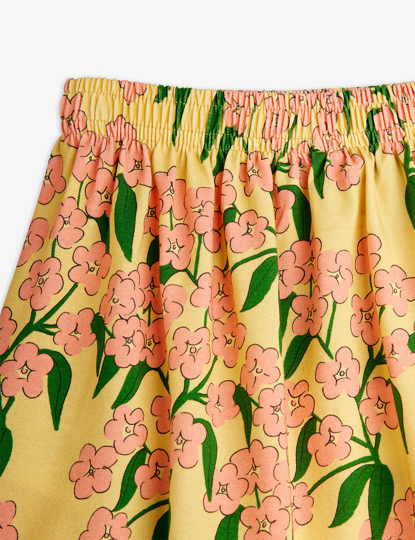 Alpine flowers skirt Yellow | Mini Rodini