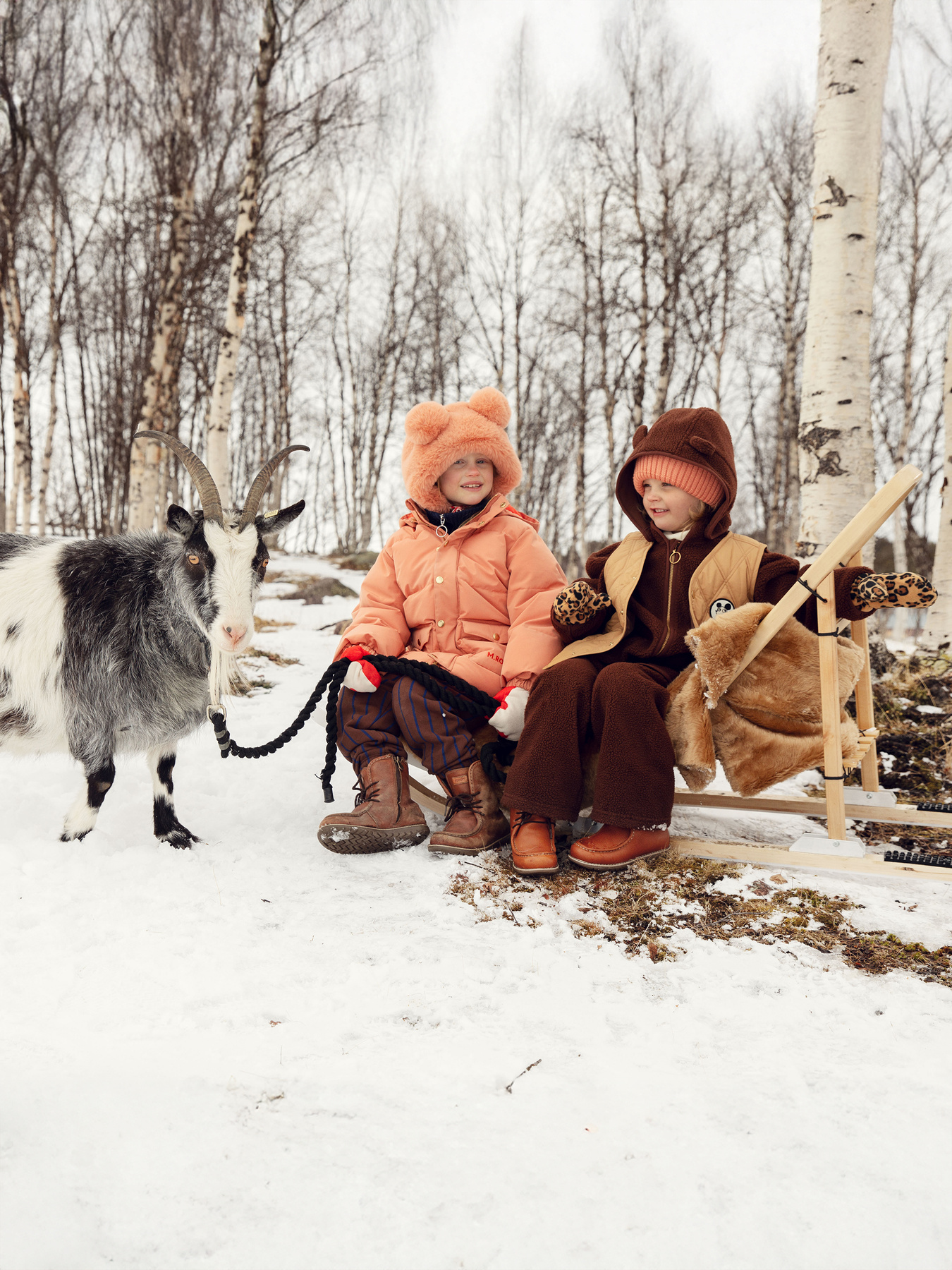 Faux fur ear hat | Mini Rodini