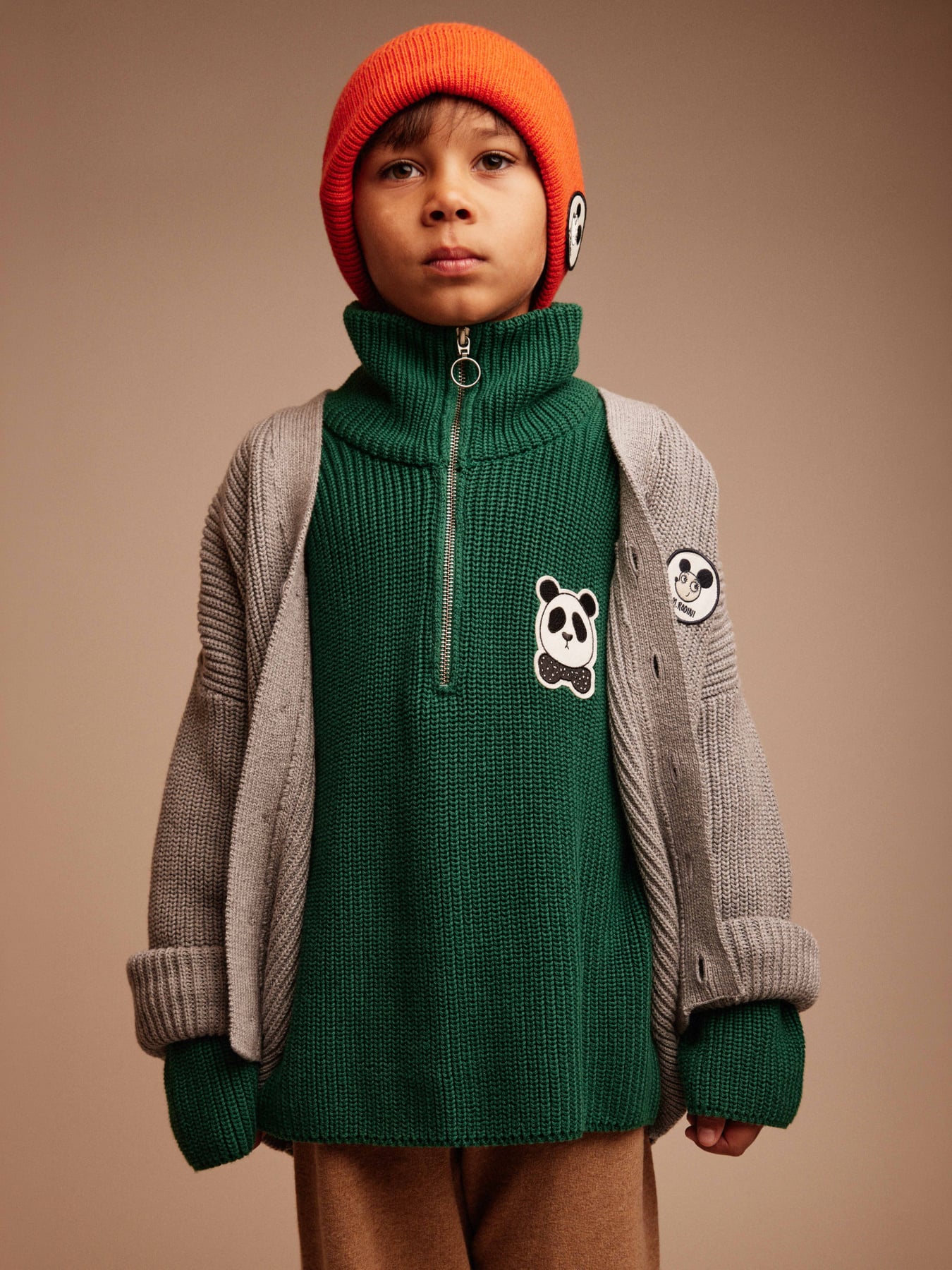 Ritzratz patch wool blend beanie Red | Mini Rodini