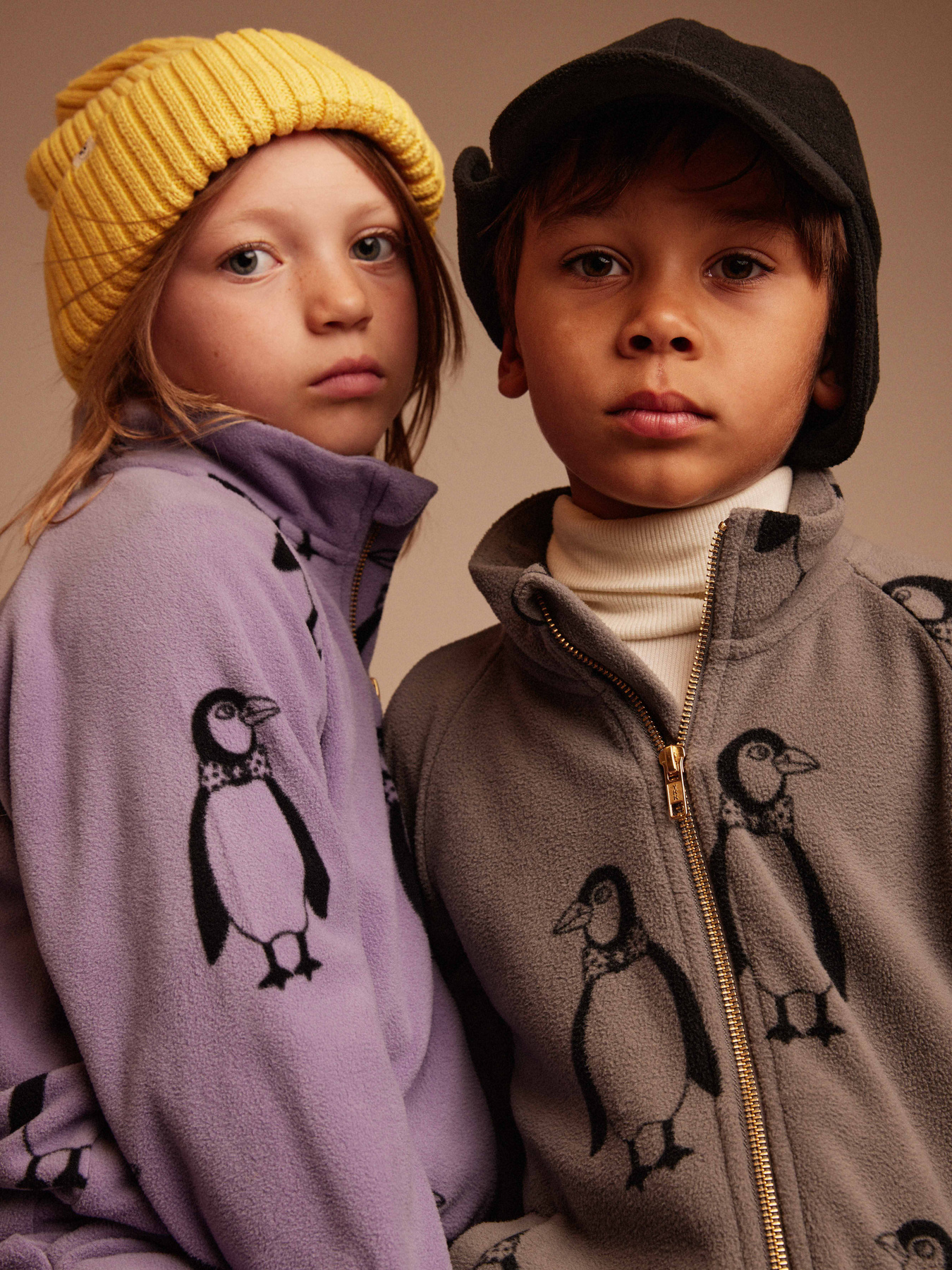 Penguin Fleece Jacket | Mini Rodini