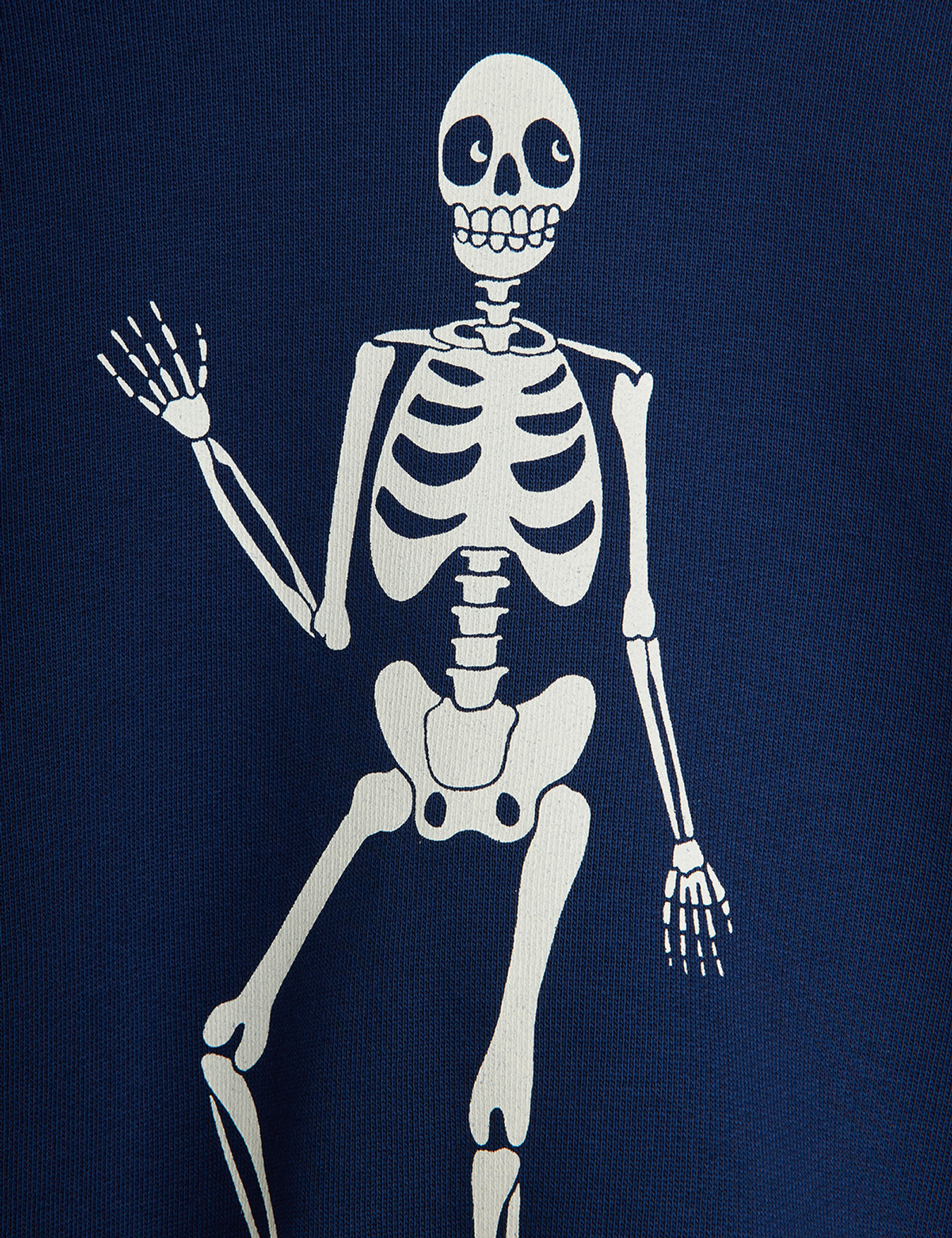 mini rodini skeleton dress Skeleton sweatshirt blue