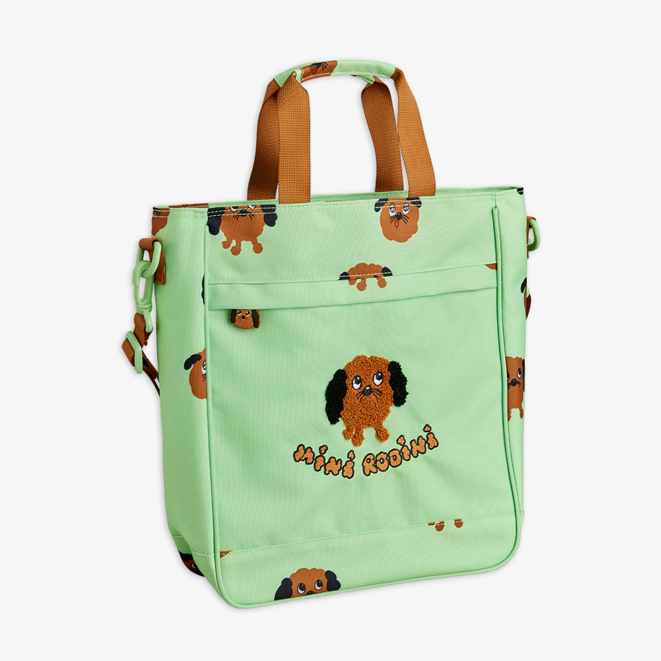 Doggies Complimentary Bag Green | Mini Rodini