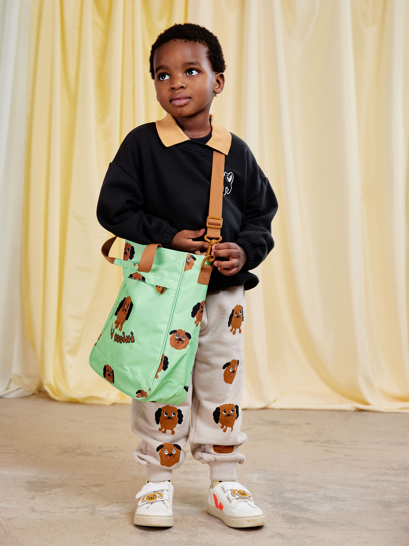 Doggies Complimentary Bag Green | Mini Rodini