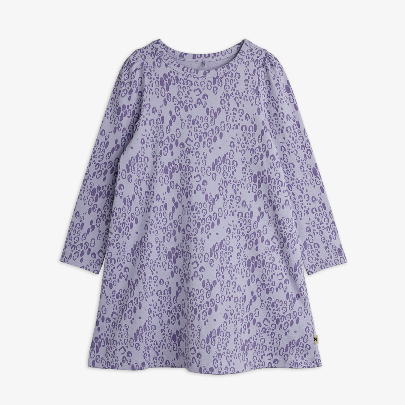 Mini Leopard Long Sleeve Dress