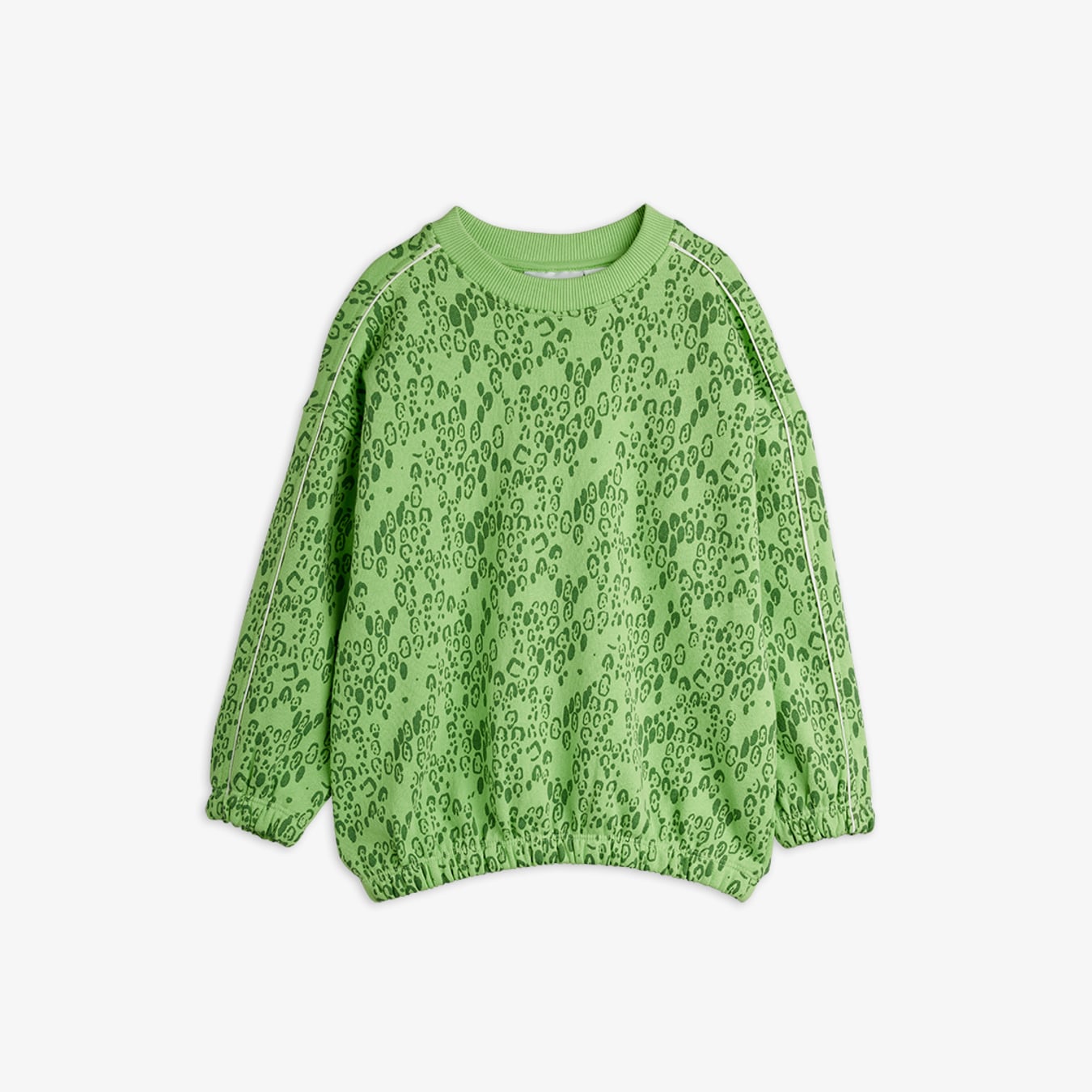 Mini Leopard Sweatshirt Green | Mini Rodini