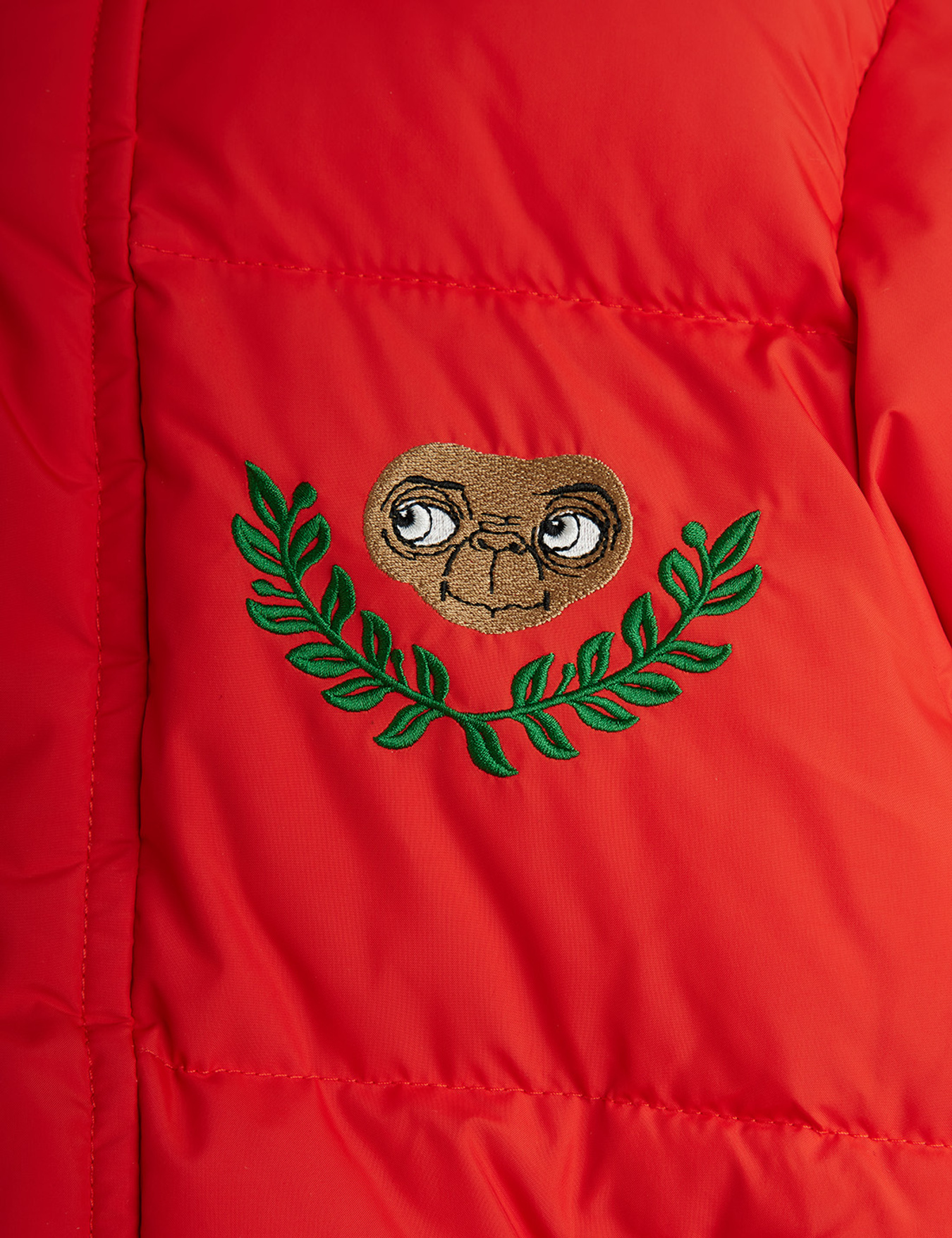 E.T. Hooded Puffer Red | Mini Rodini