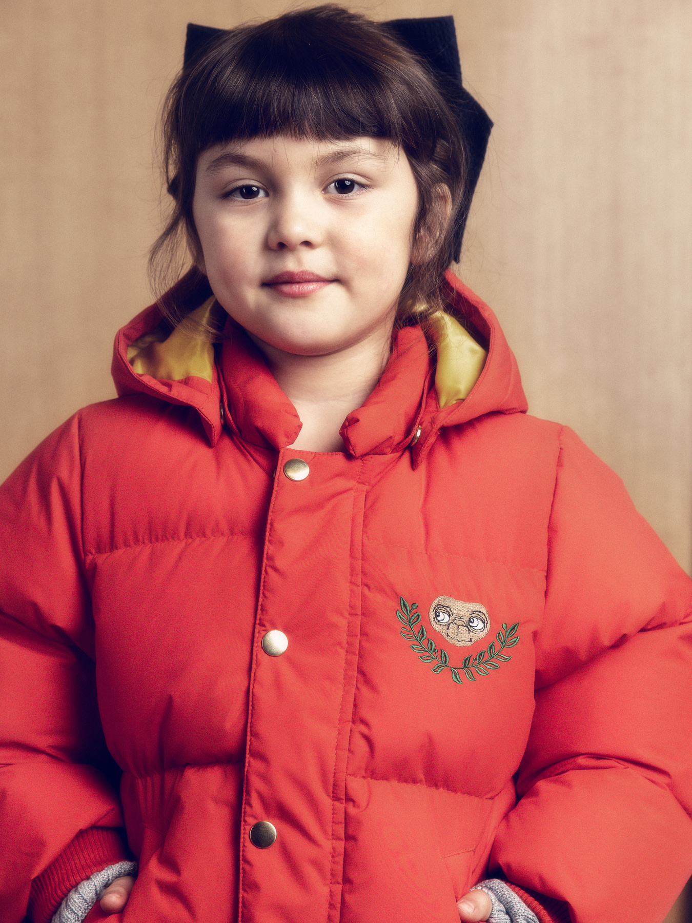 E.T. Hooded Puffer Red | Mini Rodini