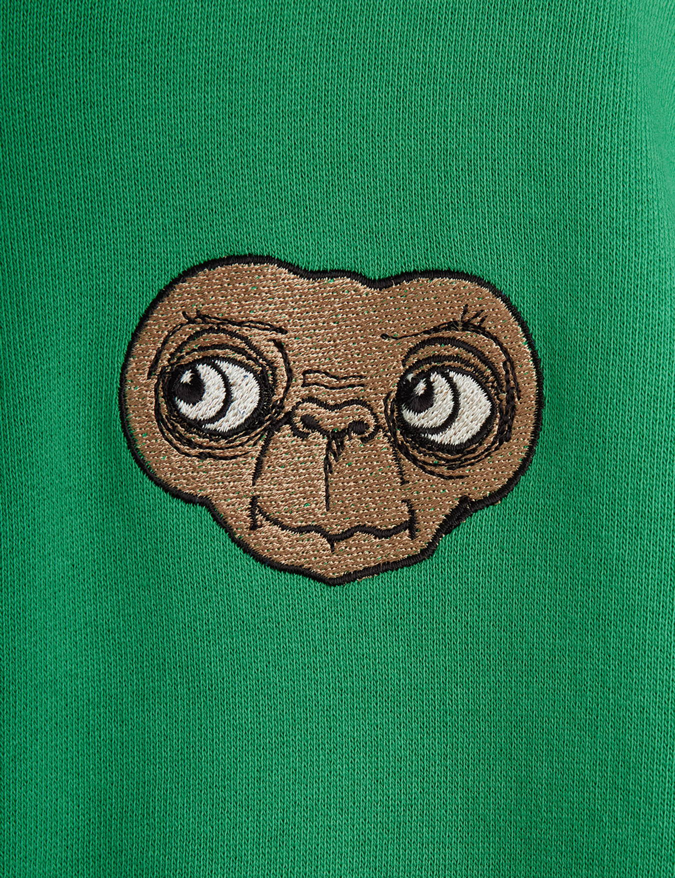 E.T. Embroidered Sweatpants Green | Mini Rodini