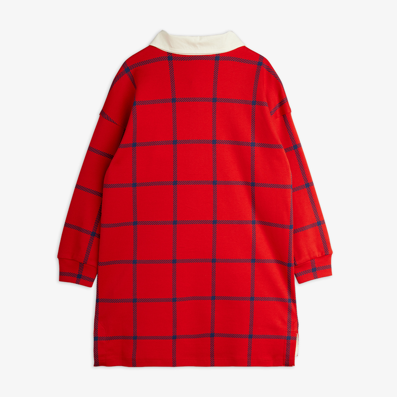 mini rodini check dress Pink Check Woven Flannel Sailor Dress Kids