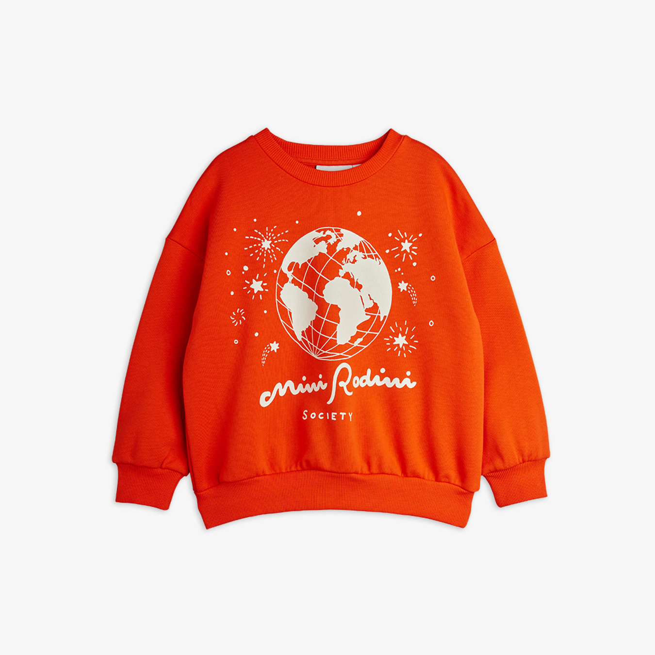 Mini Rodini Society Sweatshirt Red | Mini Rodini