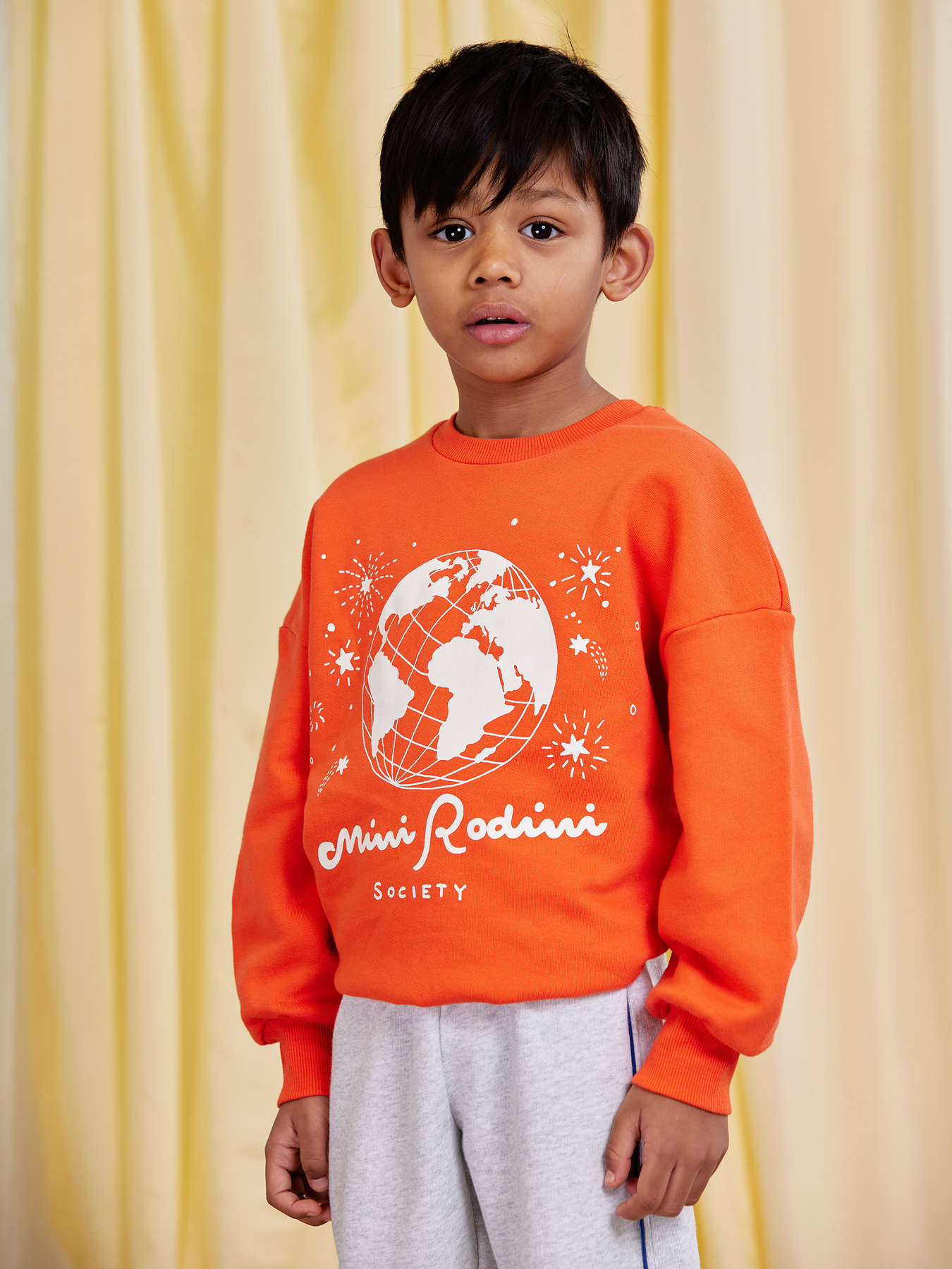 Mini Rodini Society Sweatshirt Red | Mini Rodini