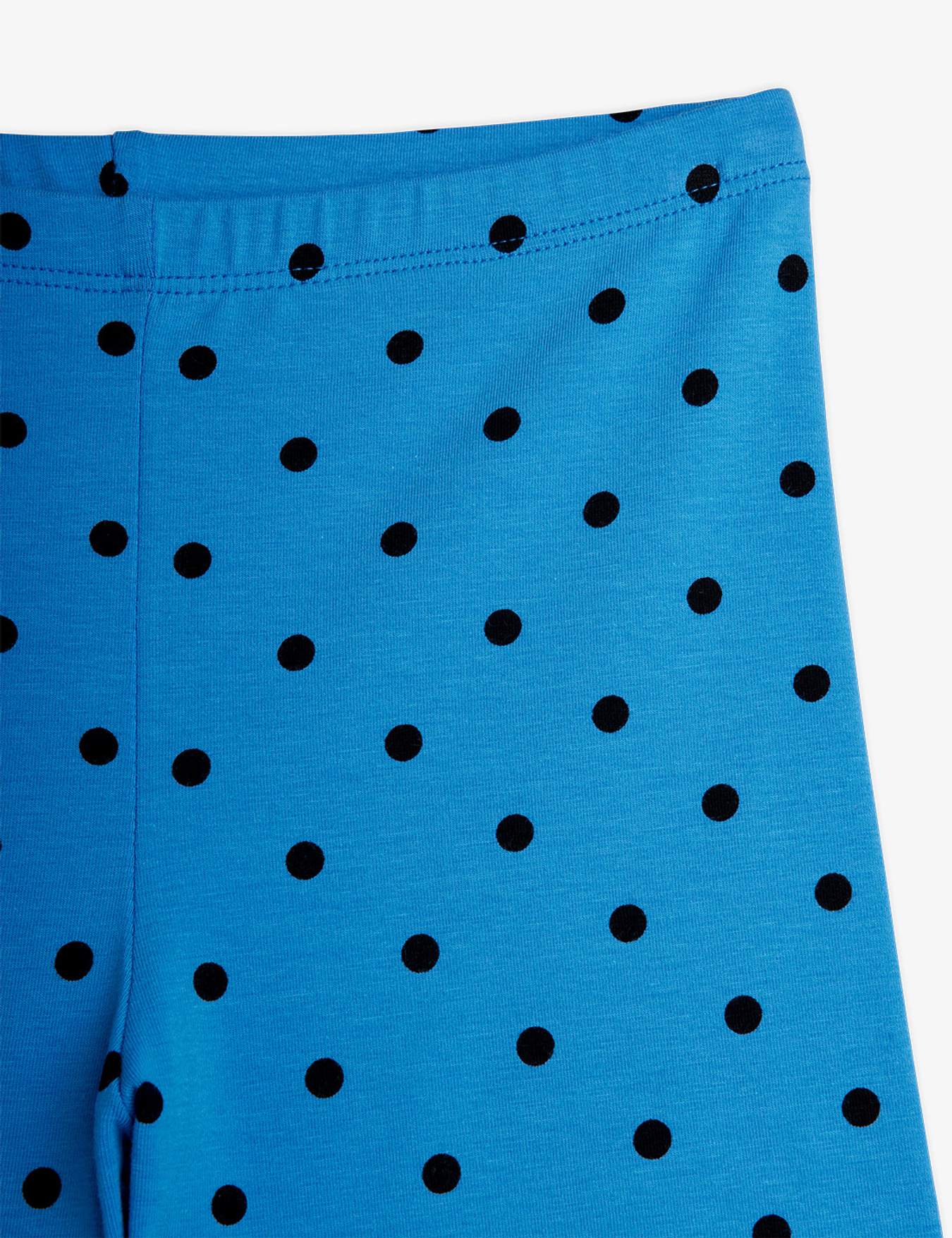 Polka Dots Flared Trousers Blue | Mini Rodini