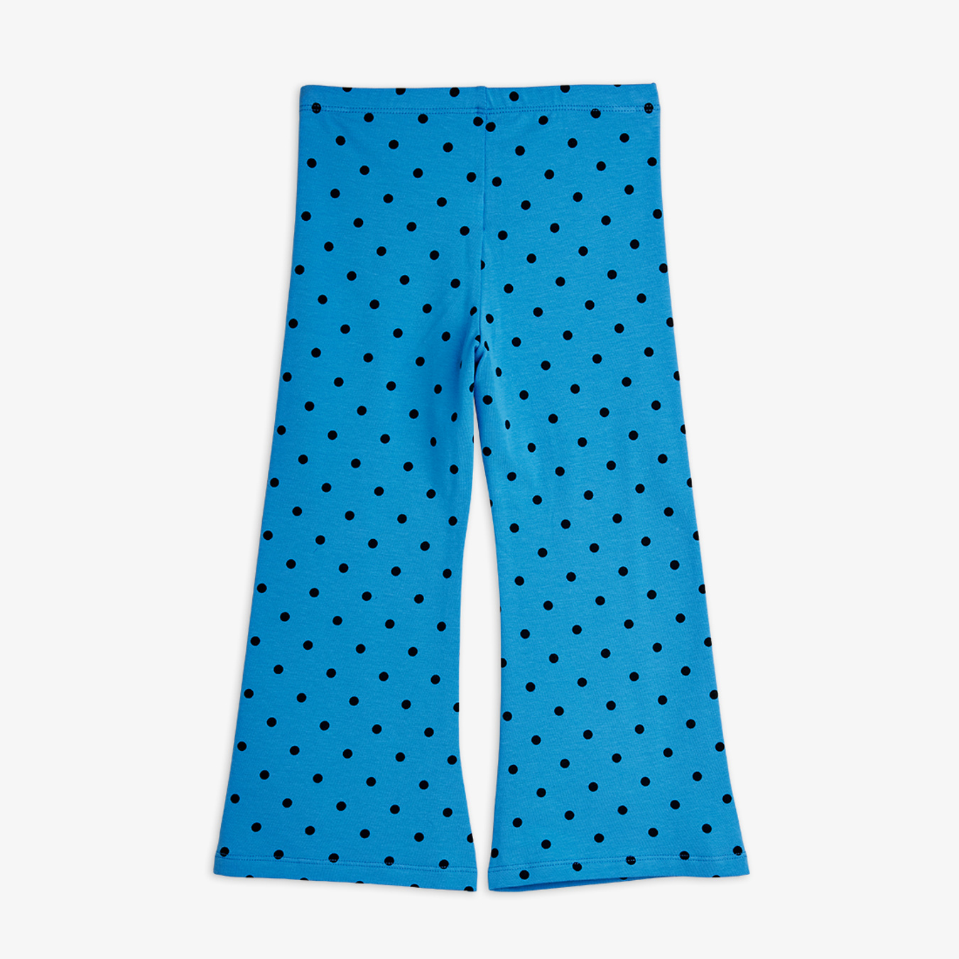 Polka Dots Flared Trousers Blue | Mini Rodini