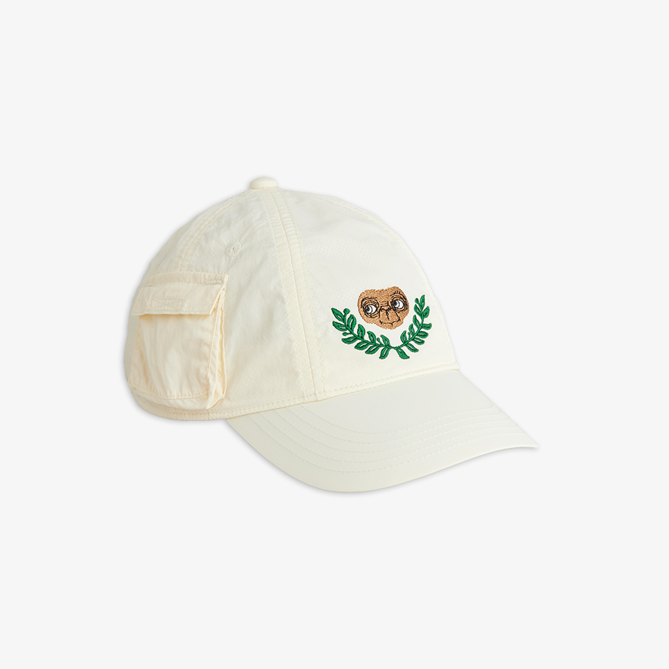 E.T. Embroidered Cap Off-White | Mini Rodini