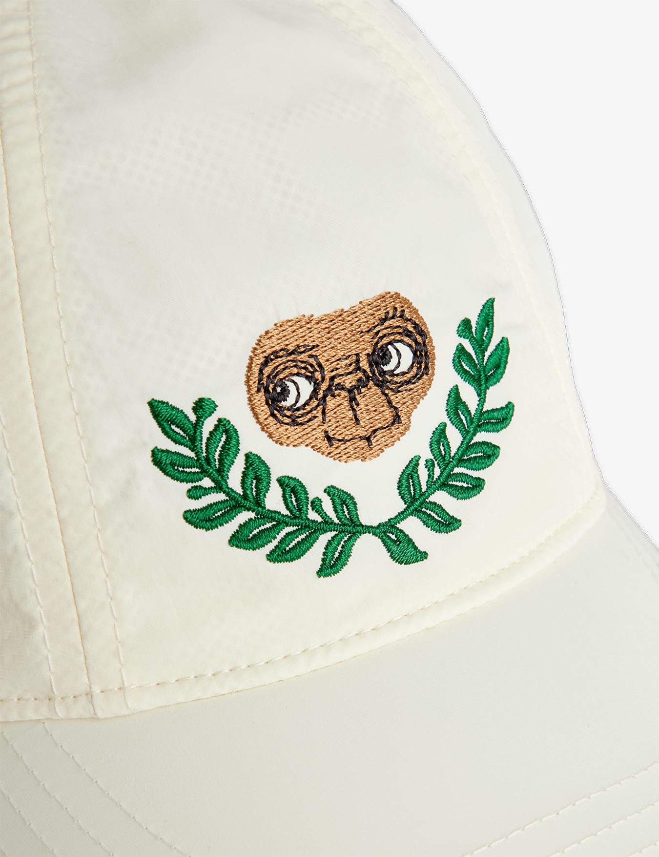 E.T. Embroidered Cap Off-White | Mini Rodini