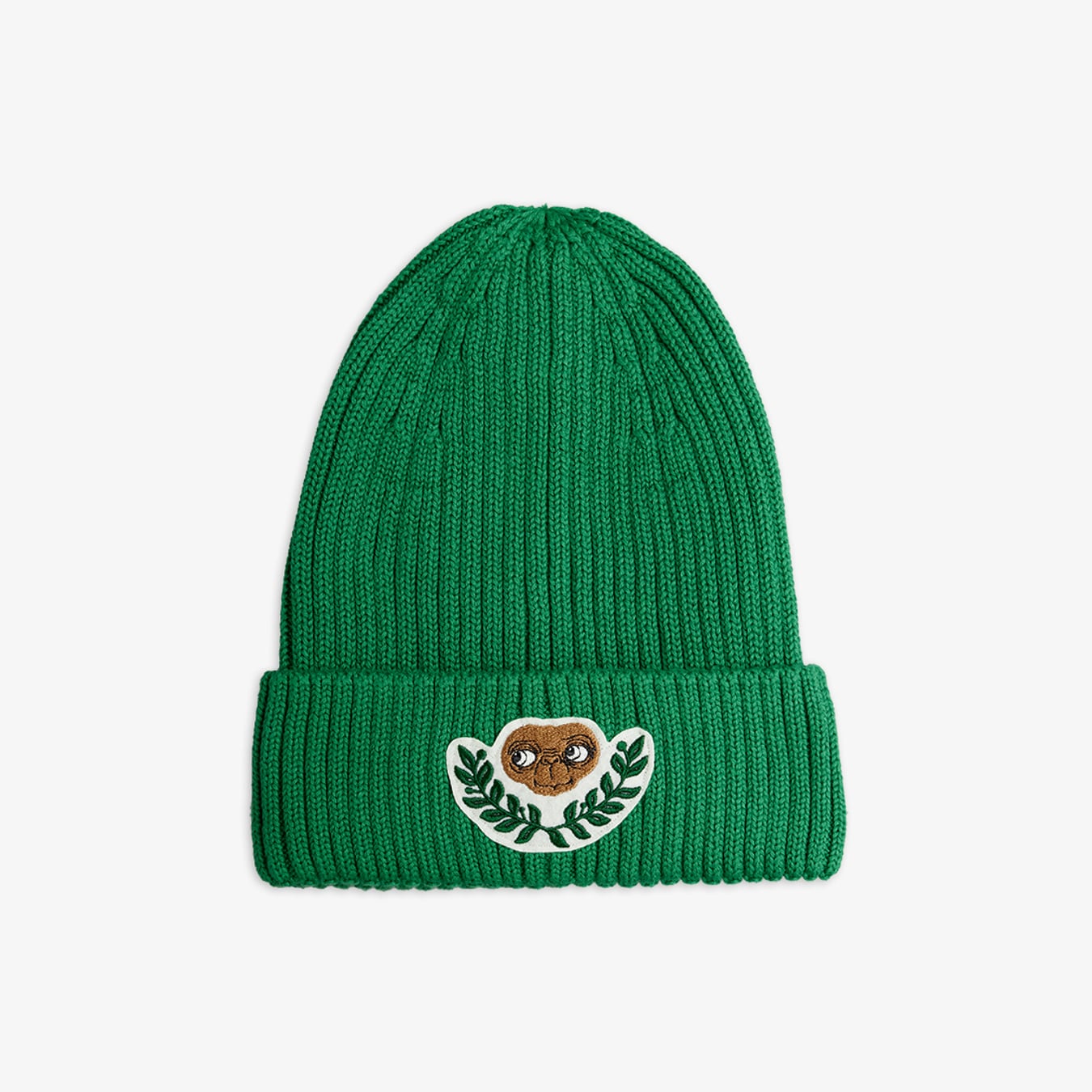 E.T. Patch Knitted Rib Beanie