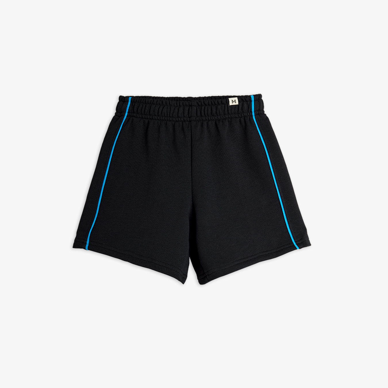 Plain Contrasting Piping Sweatshorts Black | Mini Rodini | Mini Rodini