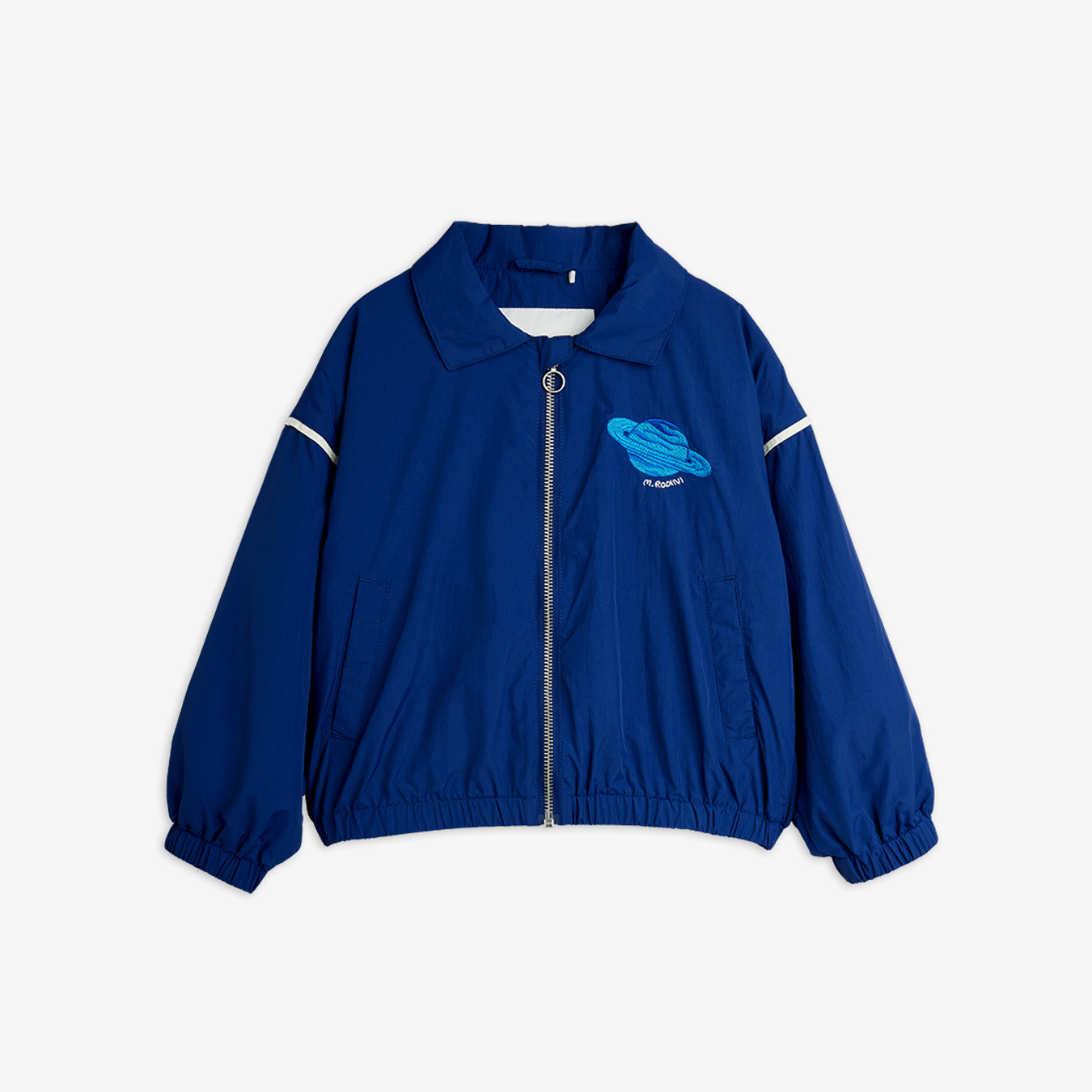 【新品未使用】DEFORM DOCKING NYLON JACKET ブルー M Planet Nylon Jacket | Mini Rodini | Mini Rodini