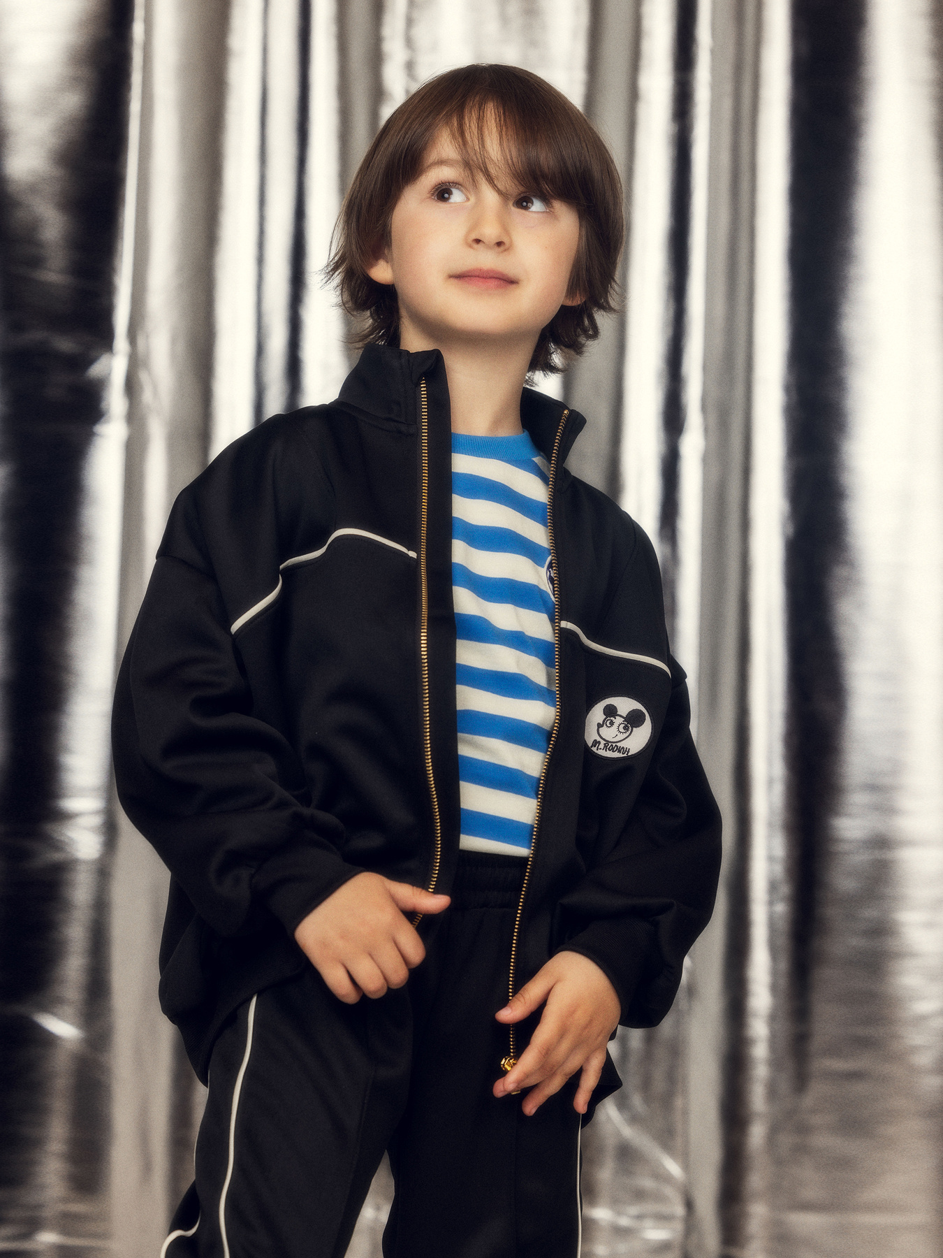 Ritzratz Tracksuit Jacket Black | Mini Rodini | Mini Rodini