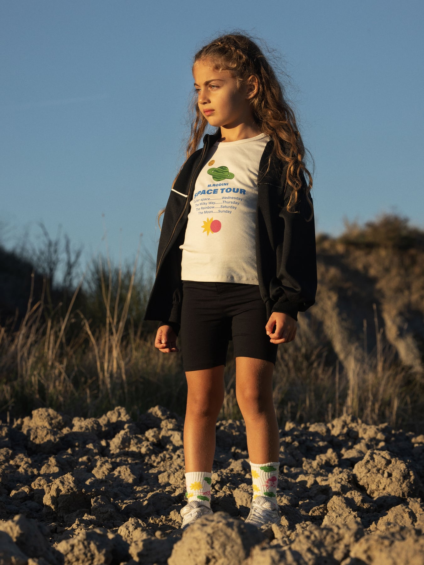 Space Tour T-shirt Offwhite | Mini Rodini | Mini Rodini