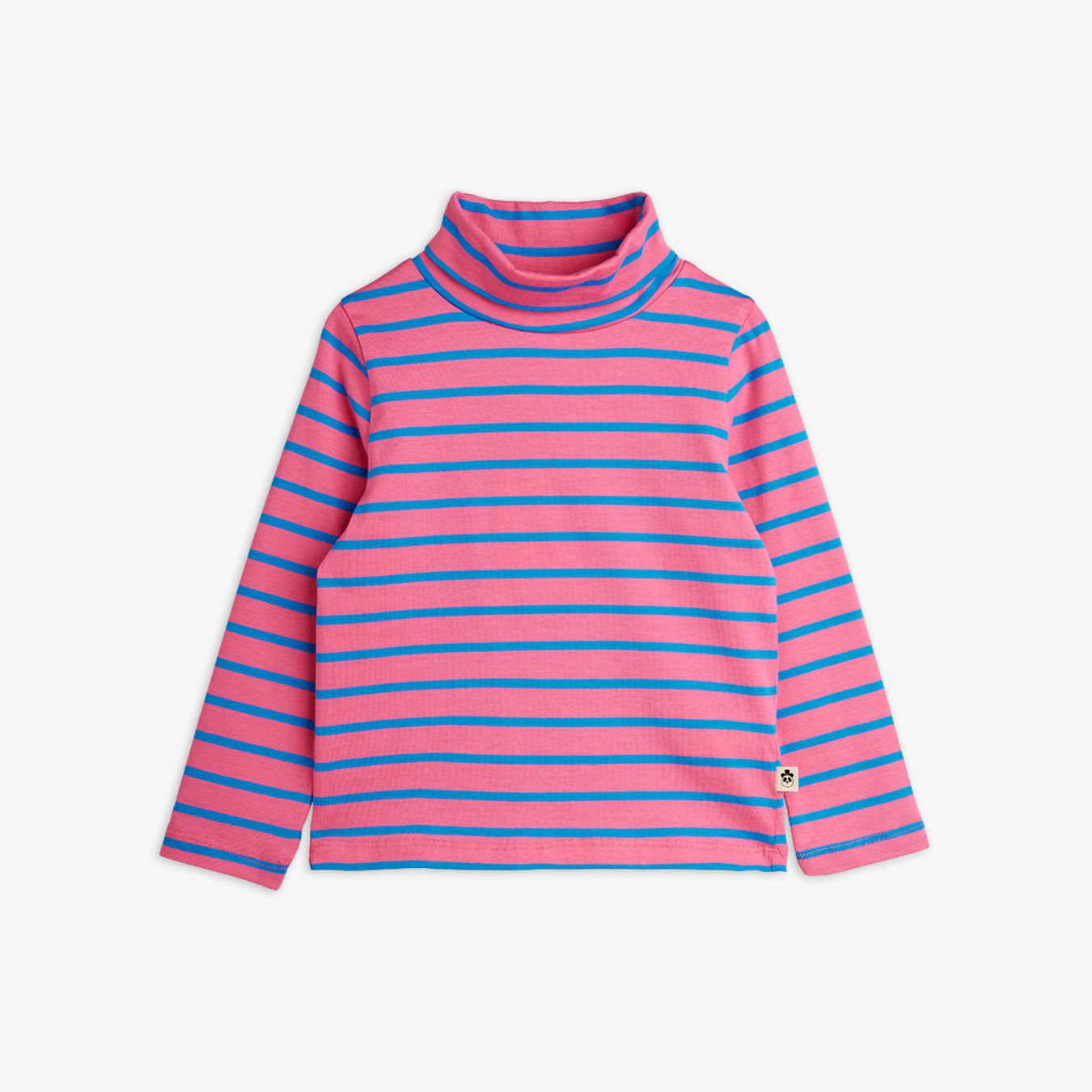 Stripe Turtleneck Top Pink | Mini Rodini | Mini Rodini