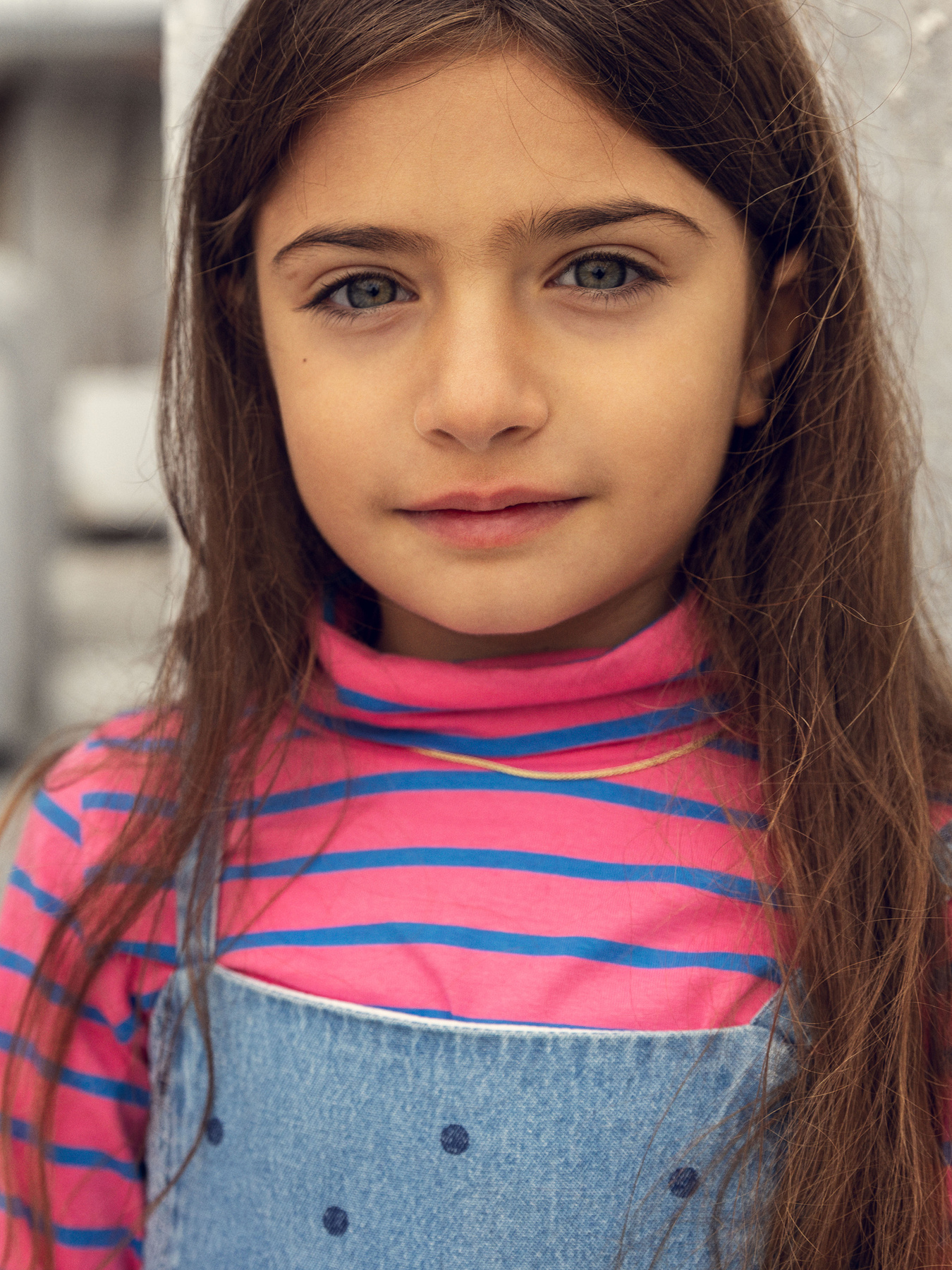 Stripe Turtleneck Top Pink | Mini Rodini | Mini Rodini