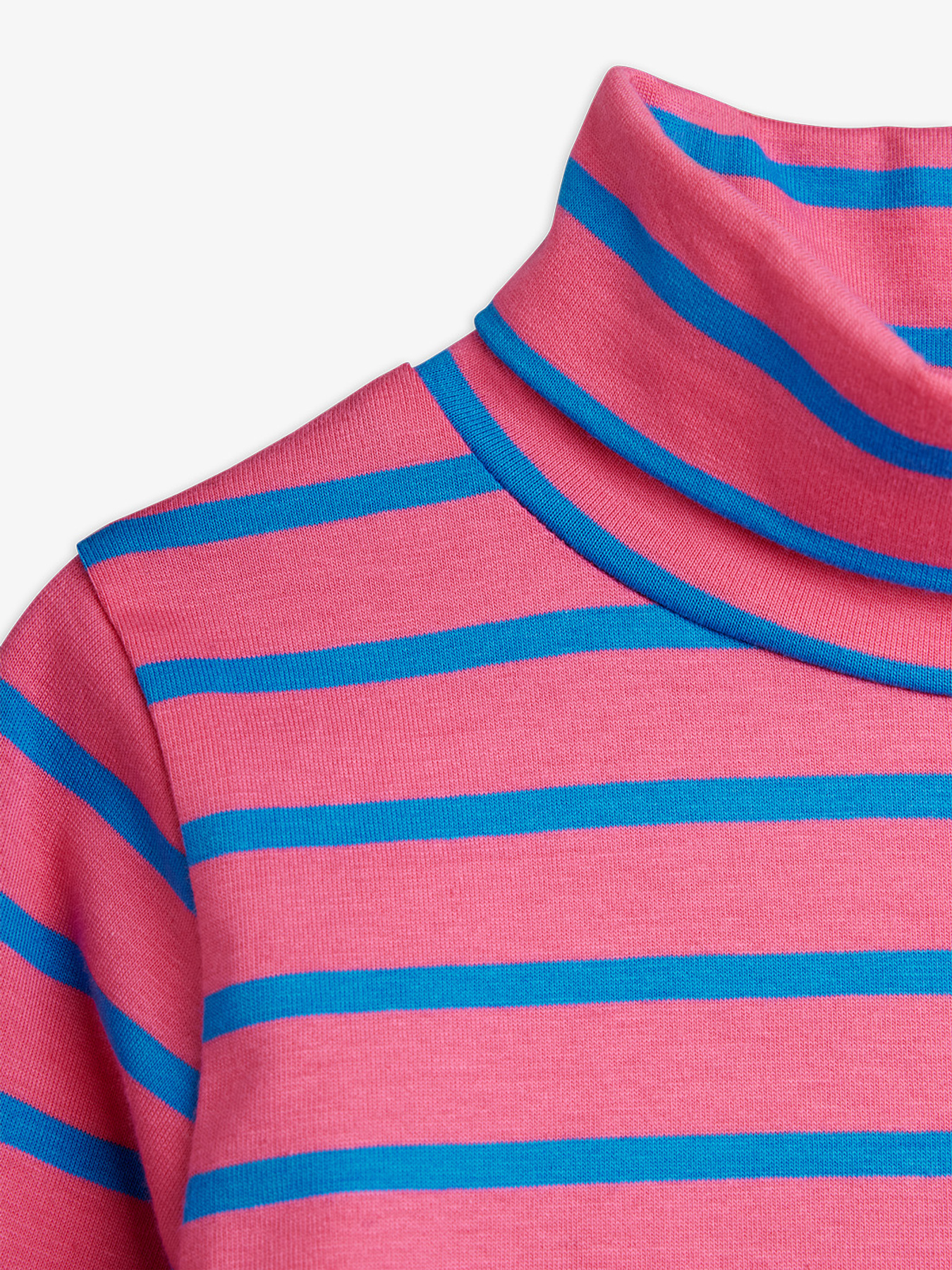 Stripe Turtleneck Top Pink | Mini Rodini | Mini Rodini