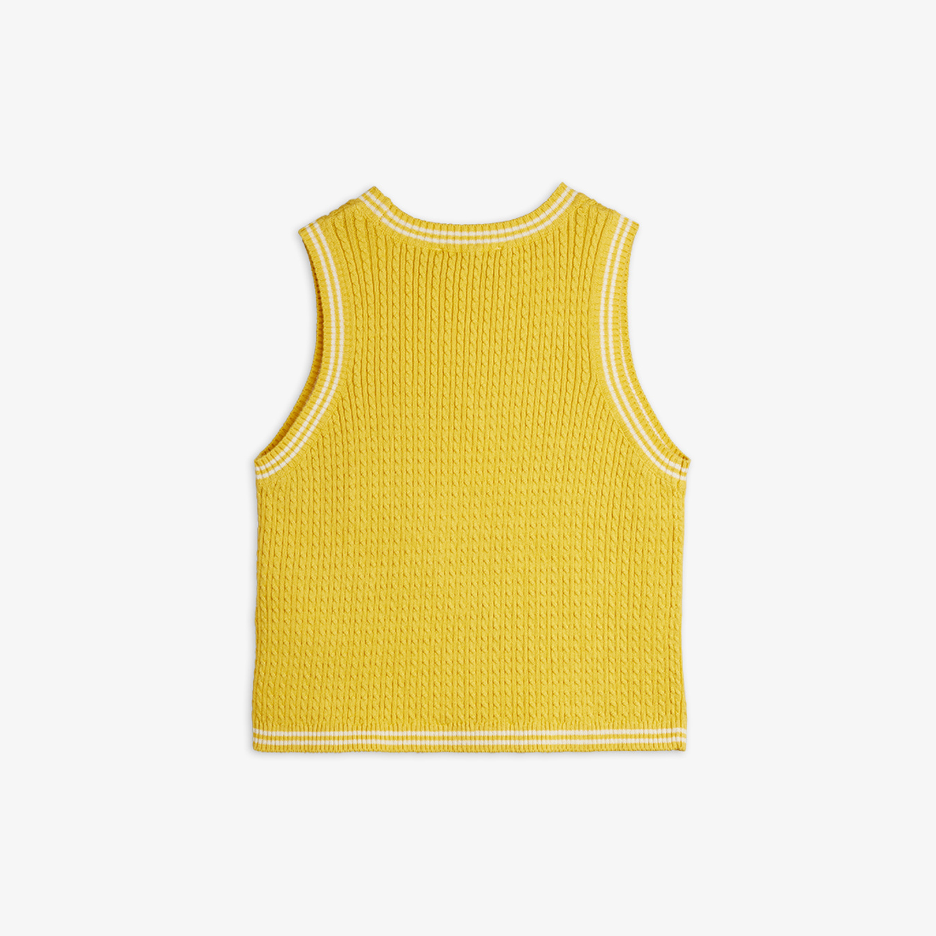 NKNIT rib mini tank top(navy、yellow) Catalina- Hand knitting pattern in Kelbourne Woolens Skipper