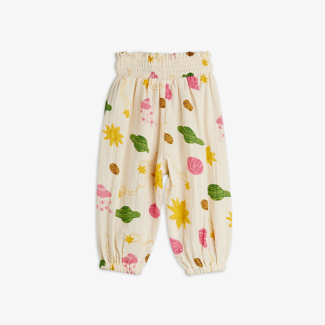 Space Baby Trousers Offwhite | Mini Rodini | Mini Rodini