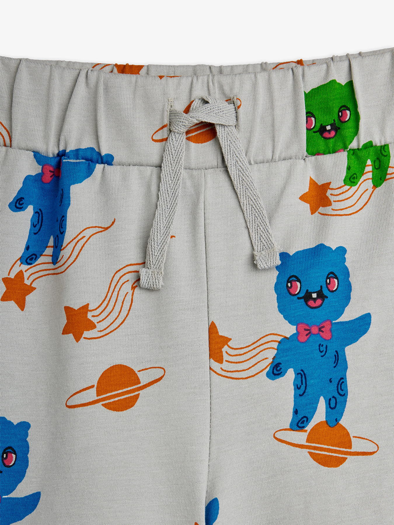 Aliens Long Shorts Grey | Mini Rodini | Mini Rodini