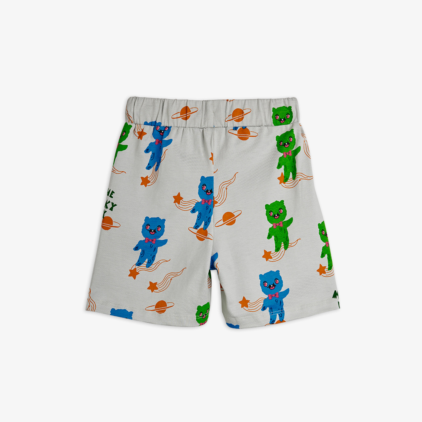 Aliens Long Shorts Grey | Mini Rodini | Mini Rodini