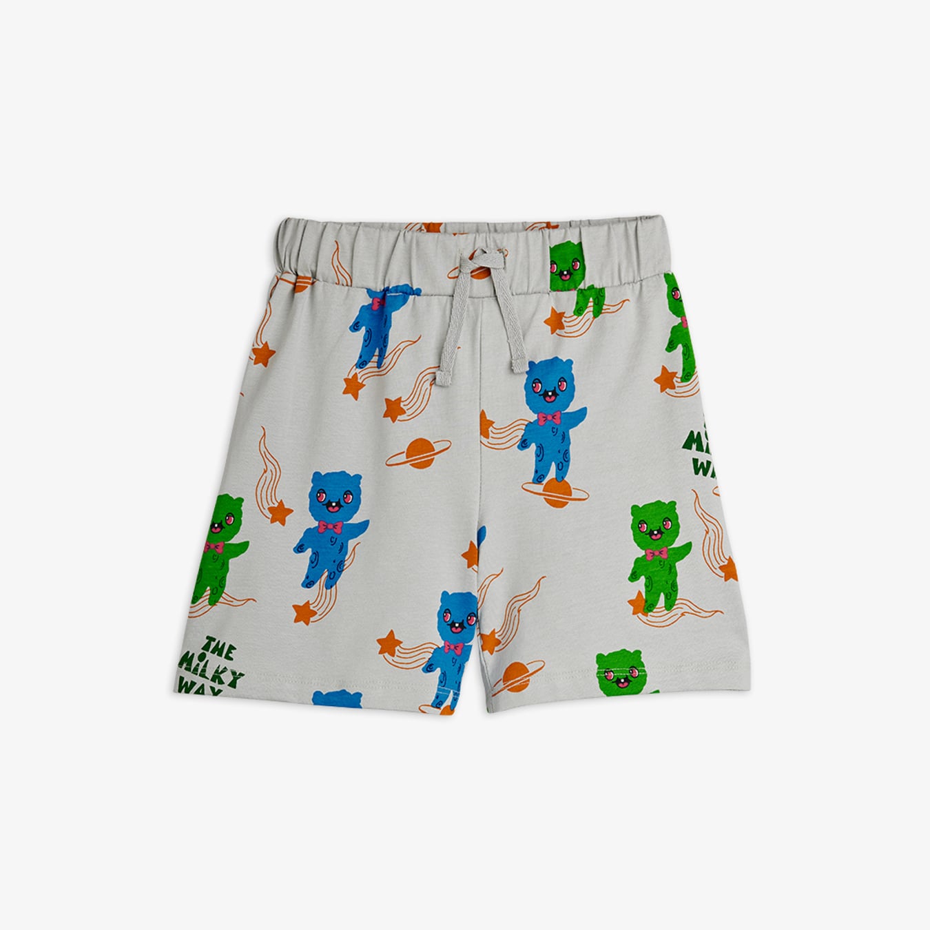 Aliens Long Shorts Grey | Mini Rodini | Mini Rodini