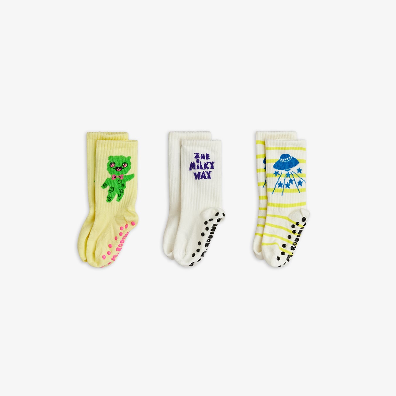 The Milky Way 3-Pack Anti-Slip Socks
