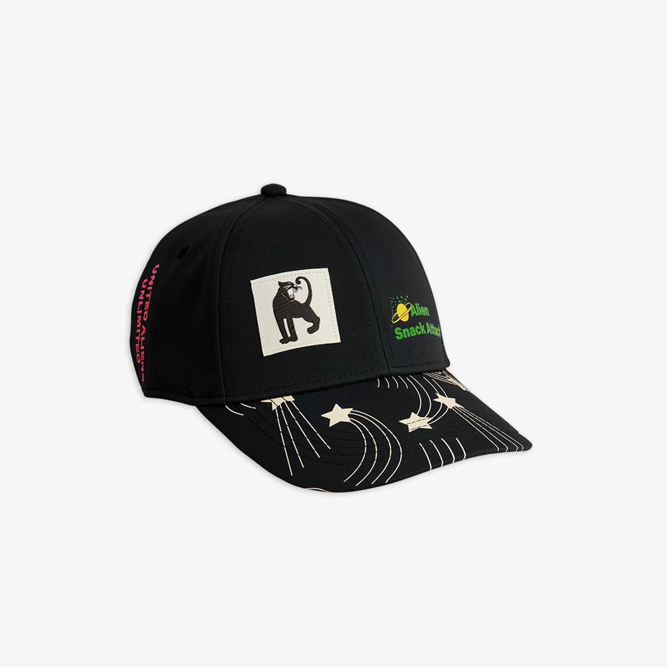 Snack Attack Cap Black | Mini Rodini | Mini Rodini