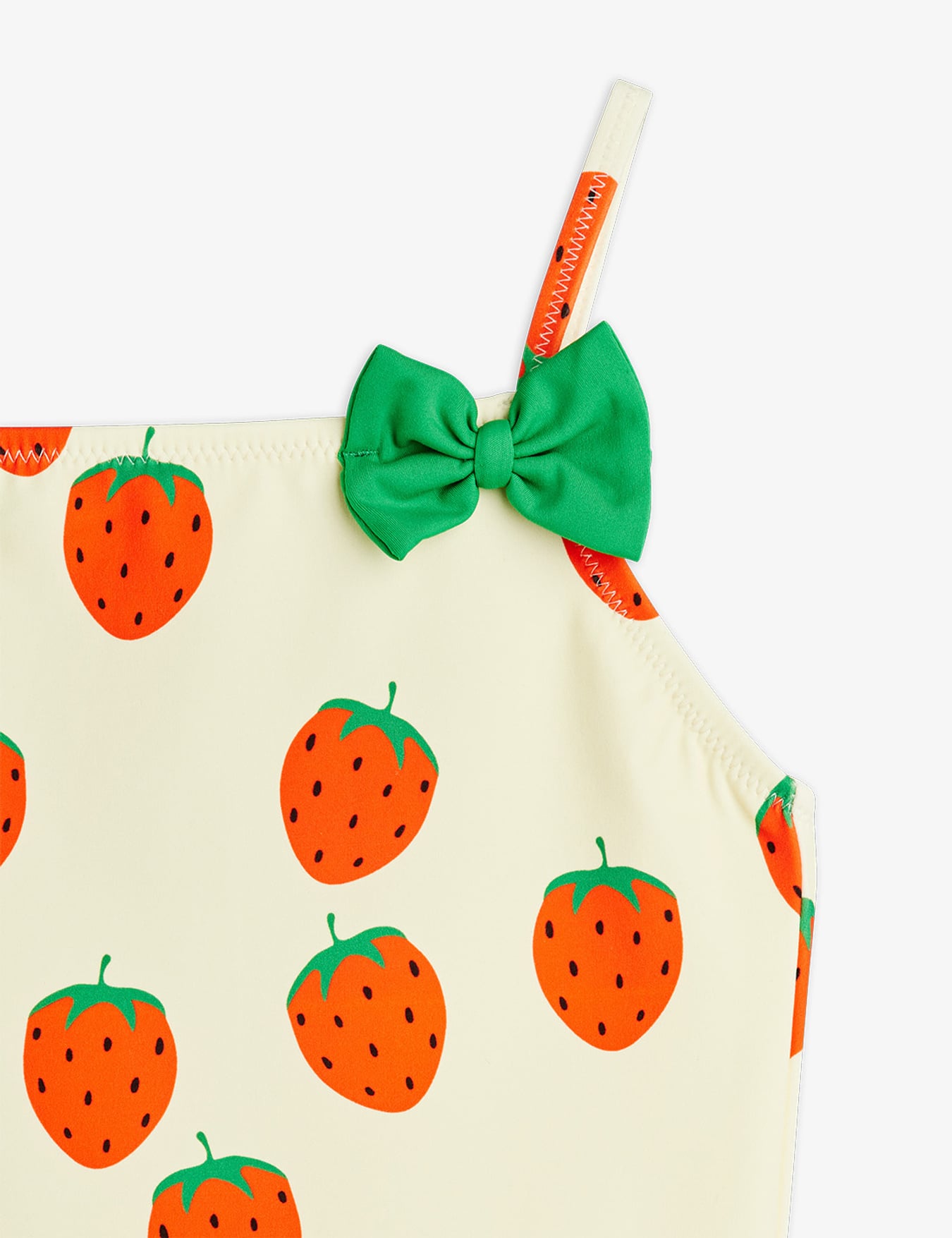 mini rodini strawberry dress Offwhite Strawberries wing dress Kids
