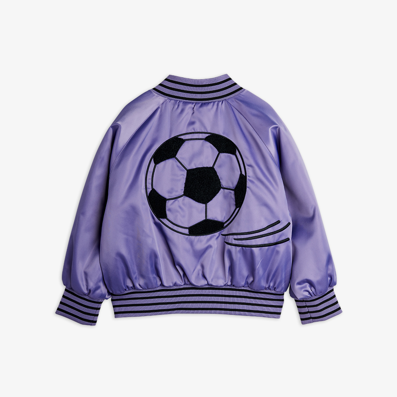 Football Baseball Jacket Purple | Mini Rodini