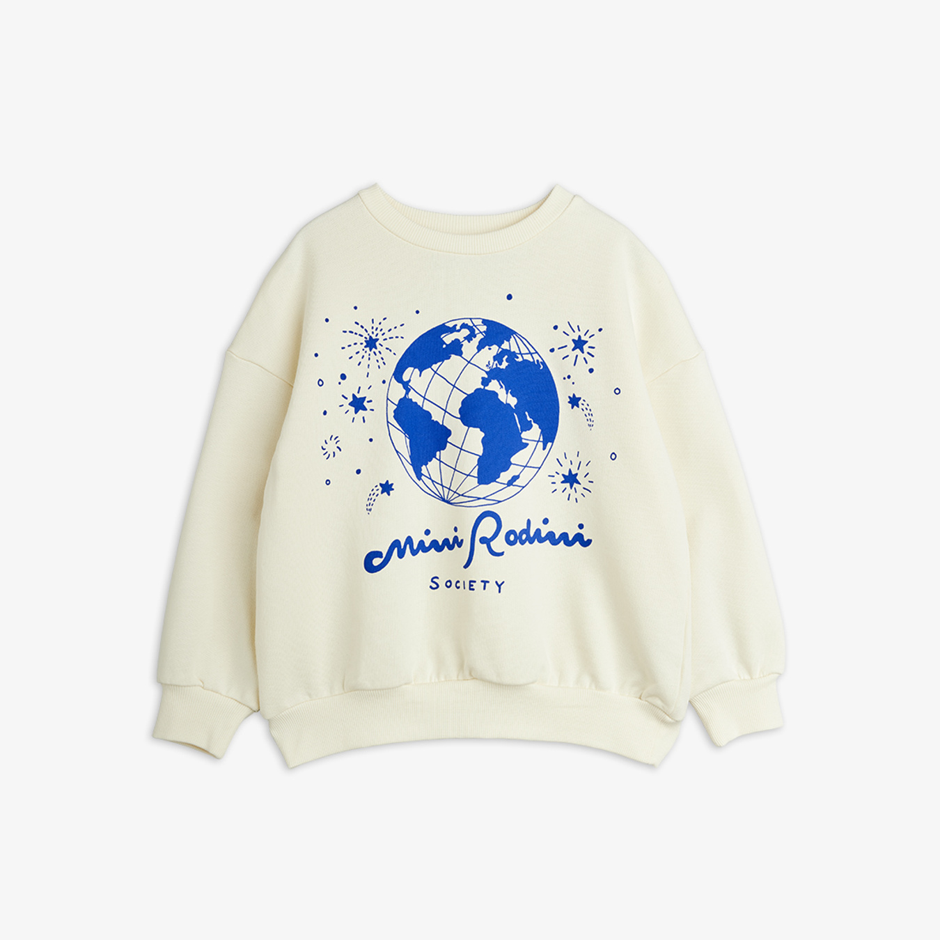 mini rodini スウェット　トレーナー　上下セット　六花亭 Mini Rodini Society Sweatshirt White | Mini Rodini