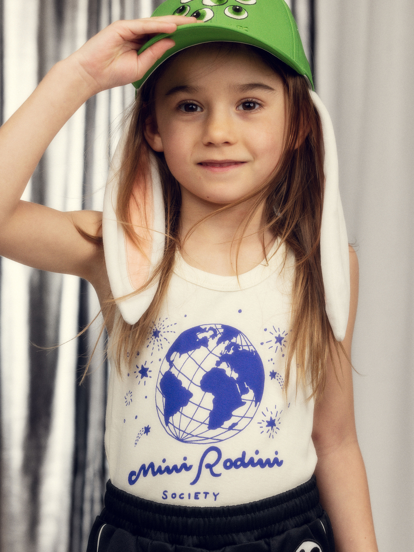 Mini Rodini Society Tank Top White | Mini Rodini