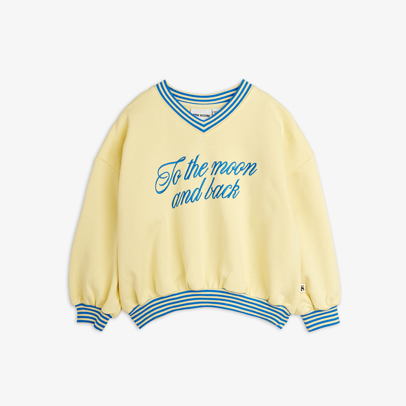 To the Moon Sweatshirt Yellow | Mini Rodini