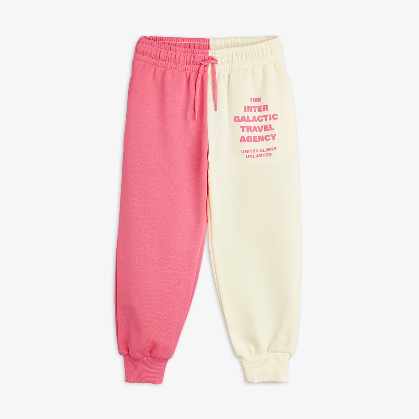 Travel Agency Split Color Sweatpants Multi | Mini Rodini