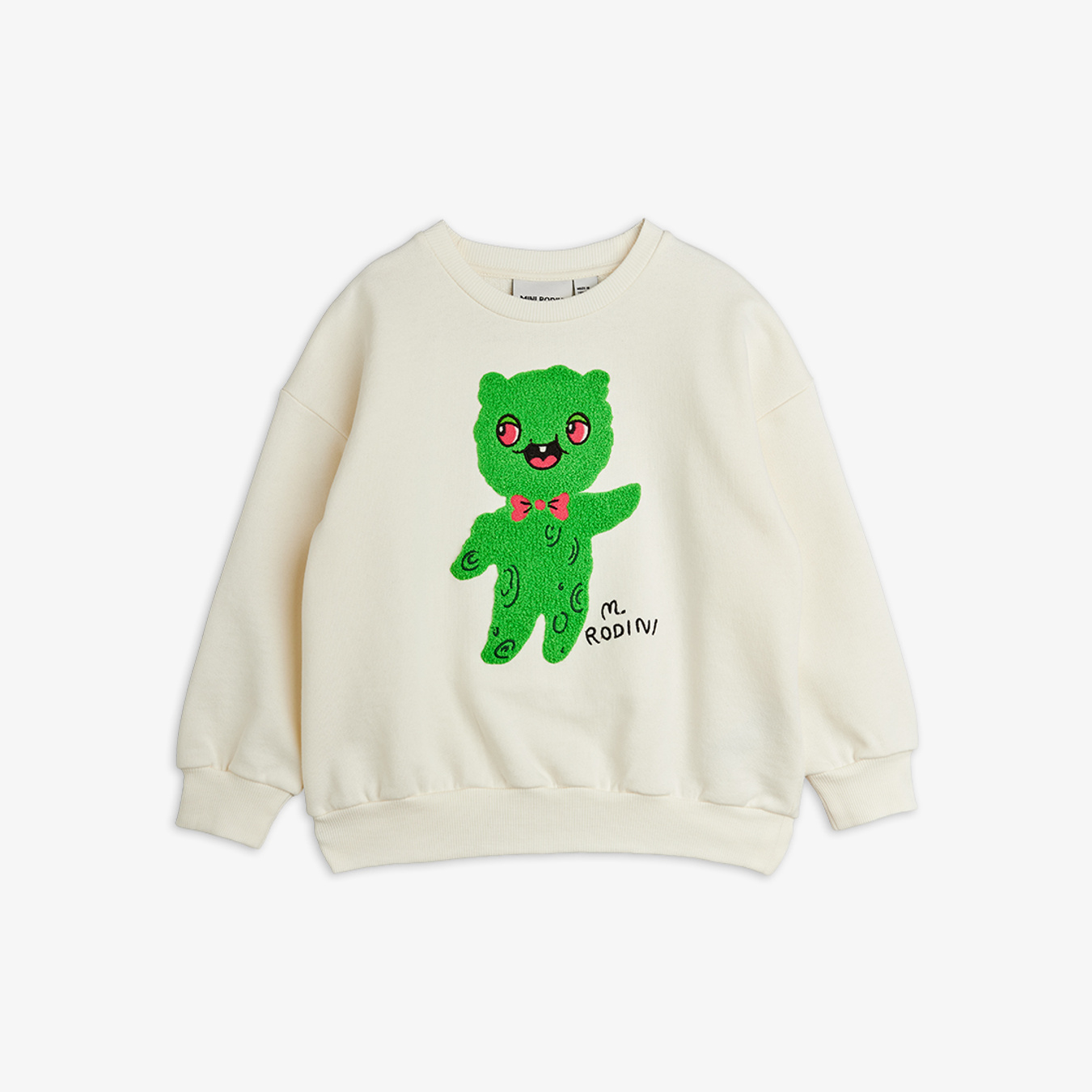 Alien Chenille Sweatshirt Black | Mini Rodini | Mini Rodini