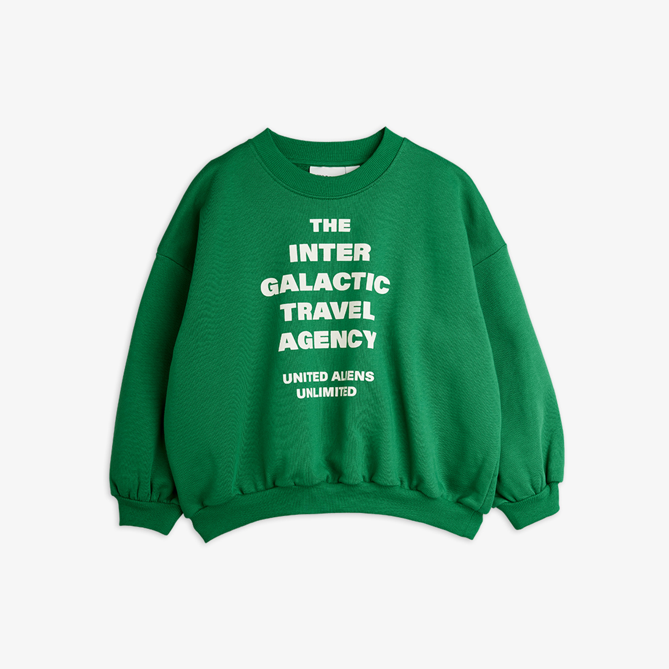Travel Agency Sweatshirt Green | Mini Rodini | Mini Rodini