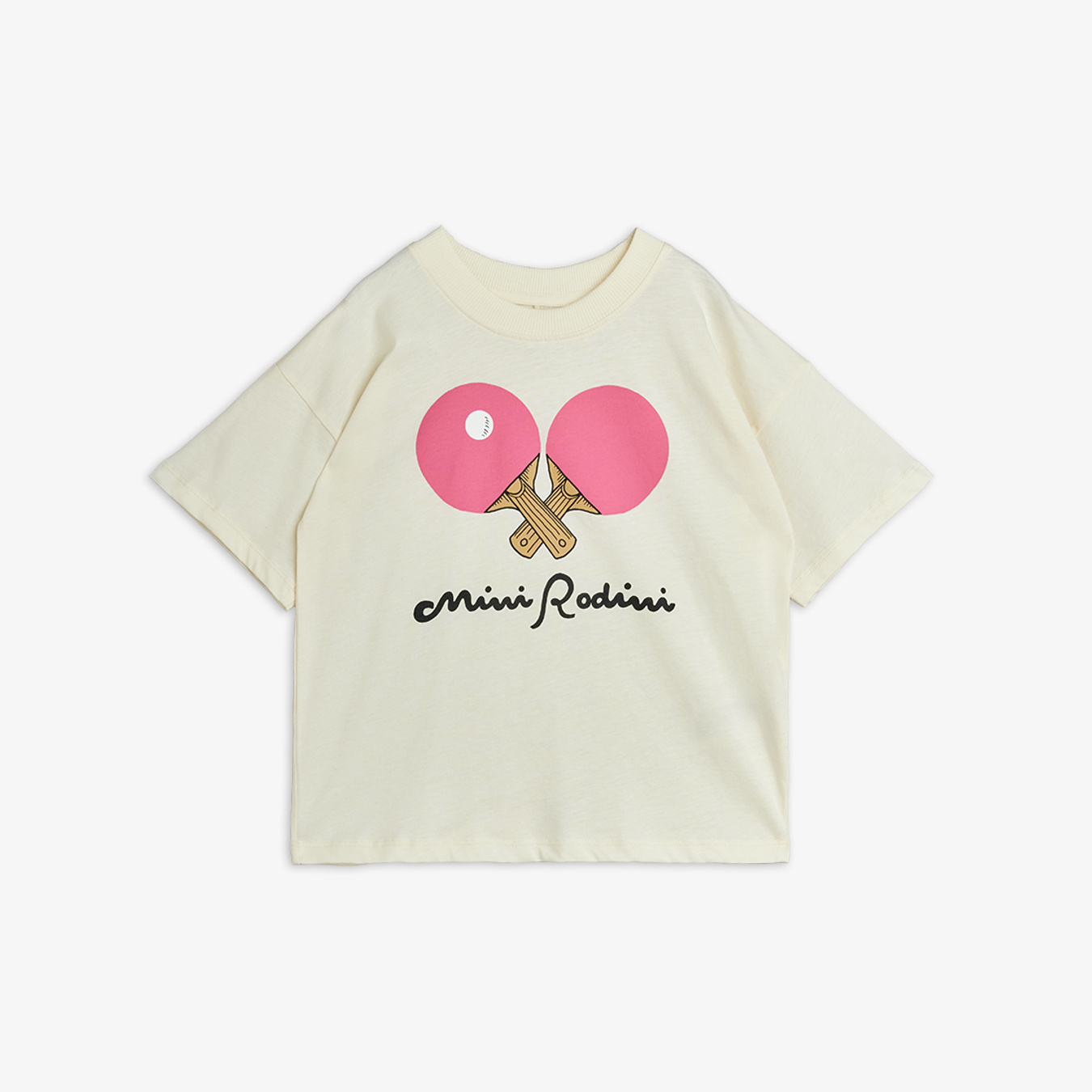 mini rodini マーメイド Tシャツ 80/86 Table Tennis T-Shirt White | Mini Rodini