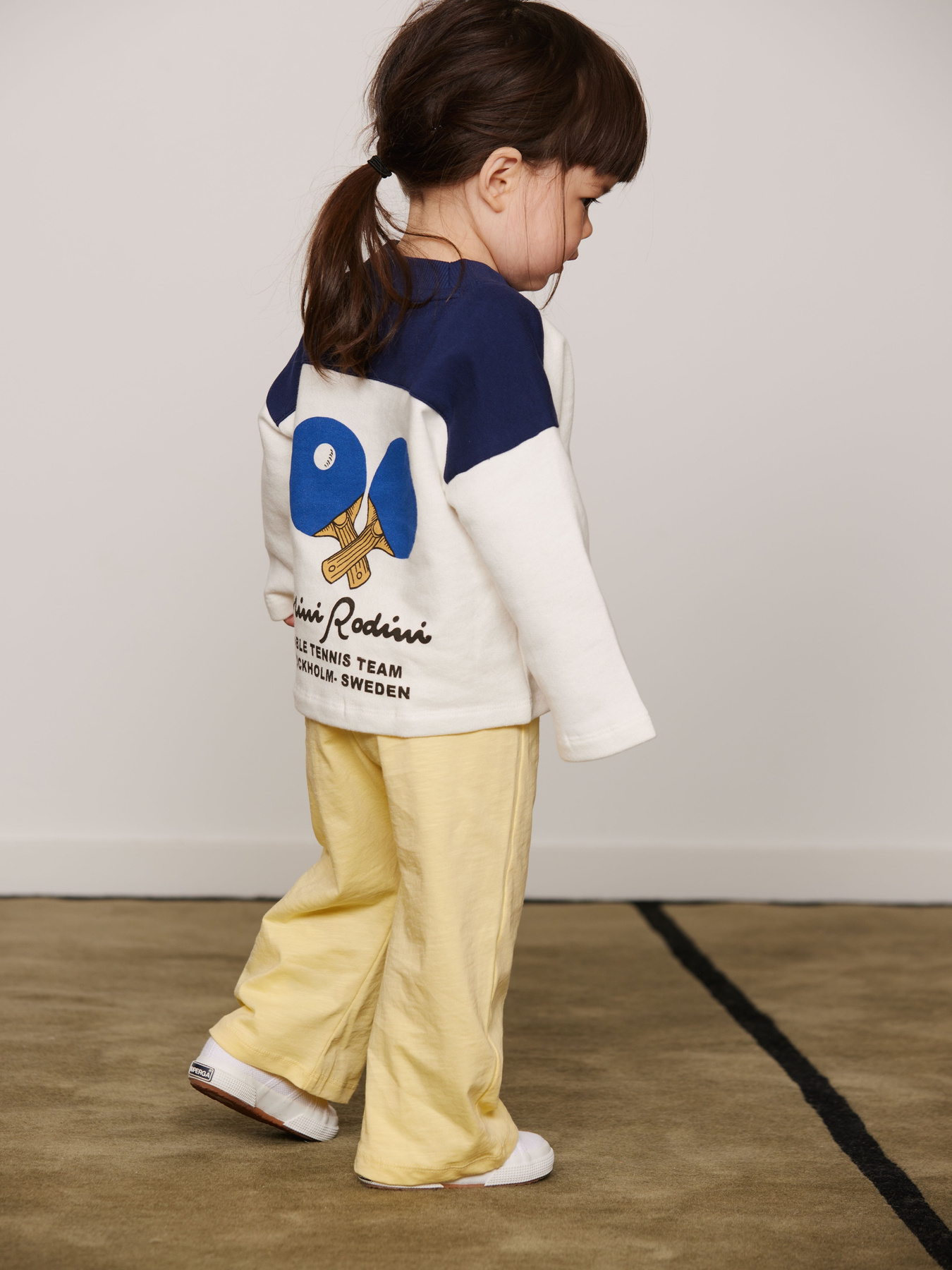 Table Tennis Sweatshirt White | Mini Rodini