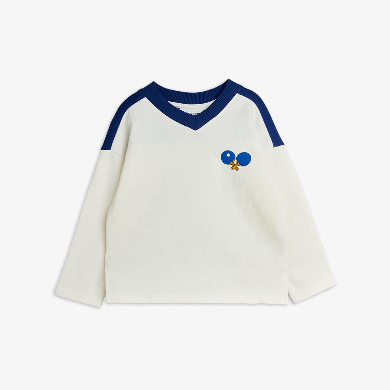 Table Tennis Sweatshirt White | Mini Rodini