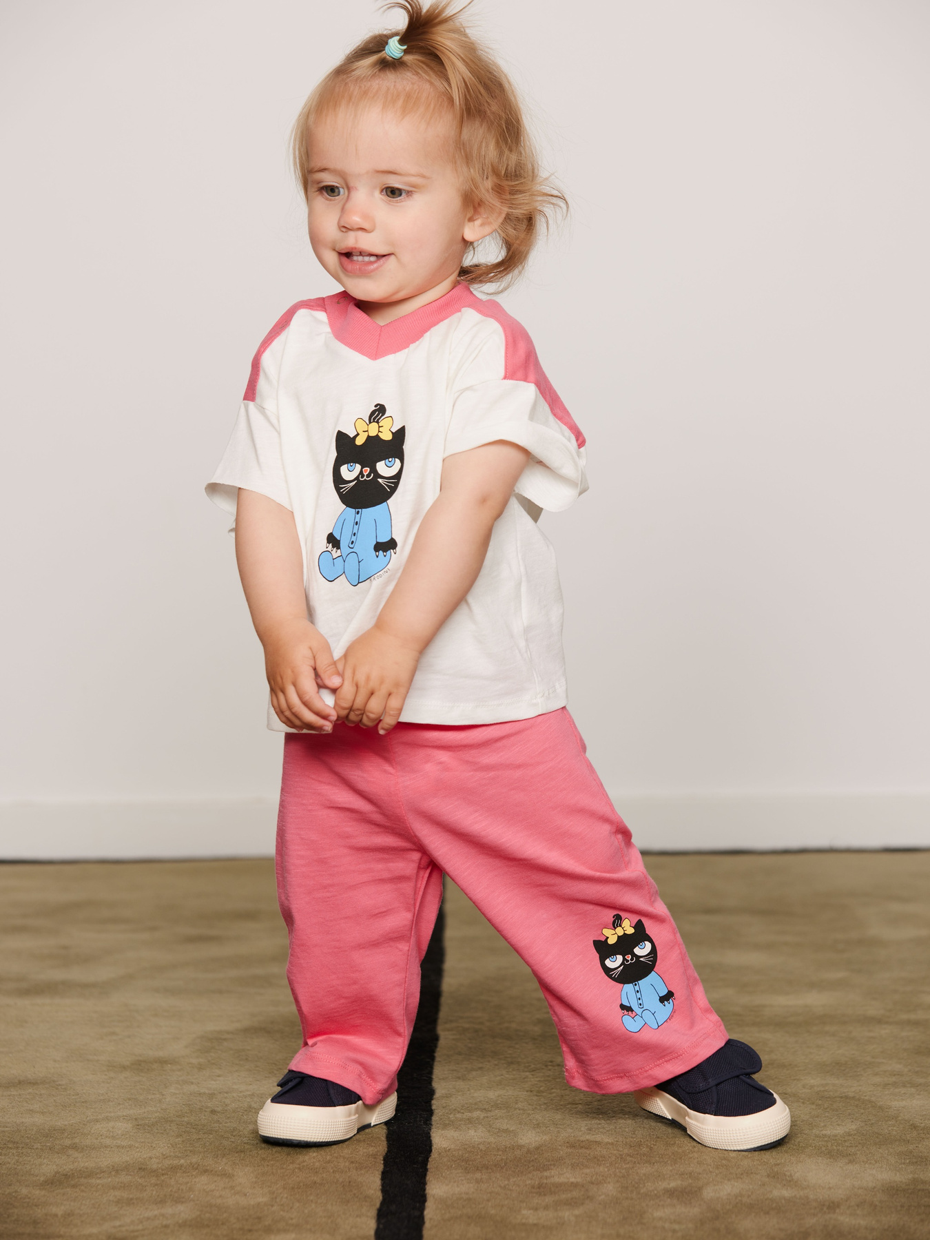 Cat Baby Set Pink | Mini Rodini