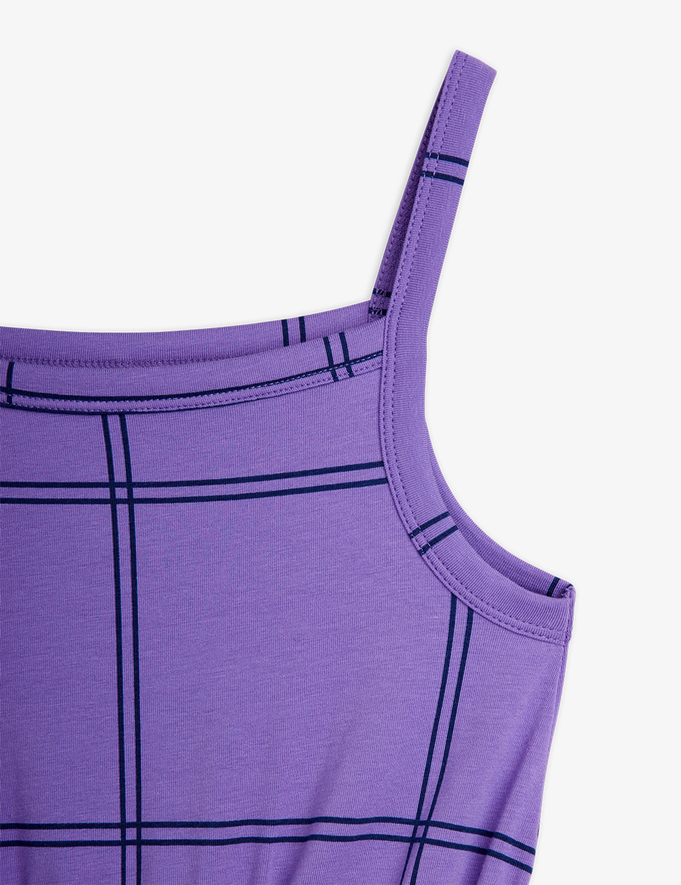 Check Jumpsuit Purple | Mini Rodini