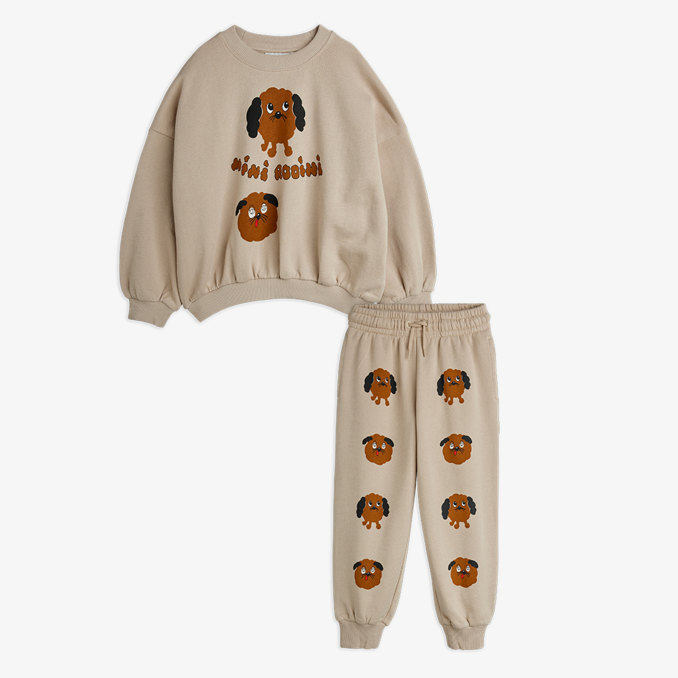 Doggies swet set Grey | Mini Rodini