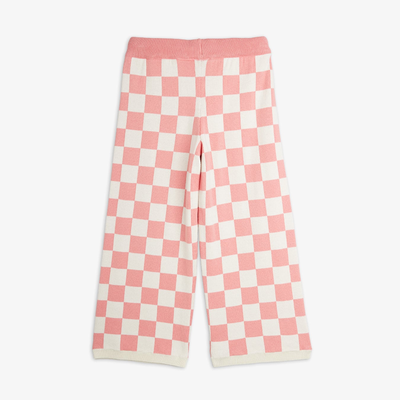Chess check knitted trouser Brown | Mini Rodini | Mini Rodini